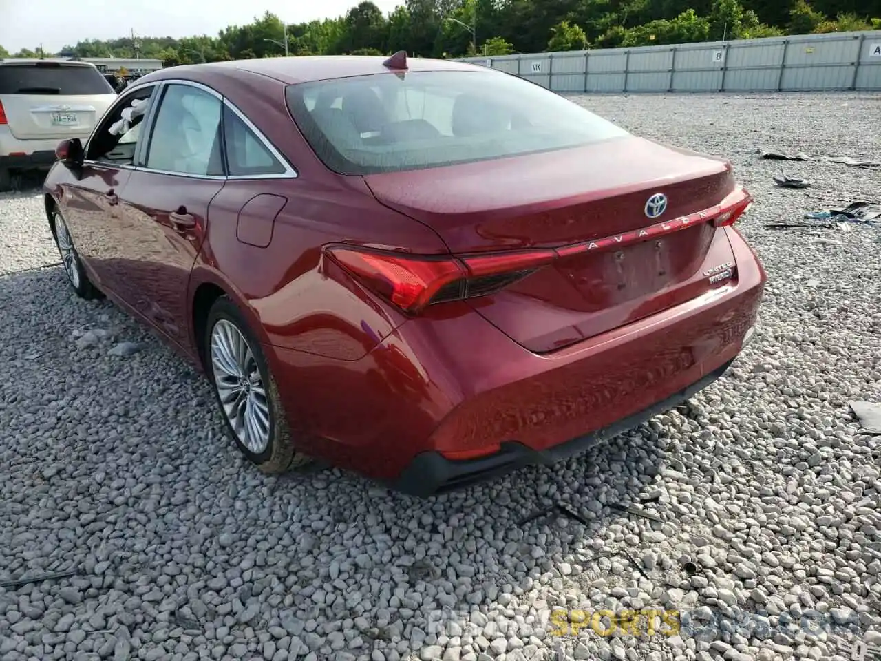 3 Photograph of a damaged car 4T1B21FB7KU008623 TOYOTA AVALON 2019