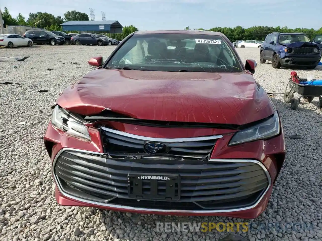 9 Photograph of a damaged car 4T1B21FB7KU008623 TOYOTA AVALON 2019