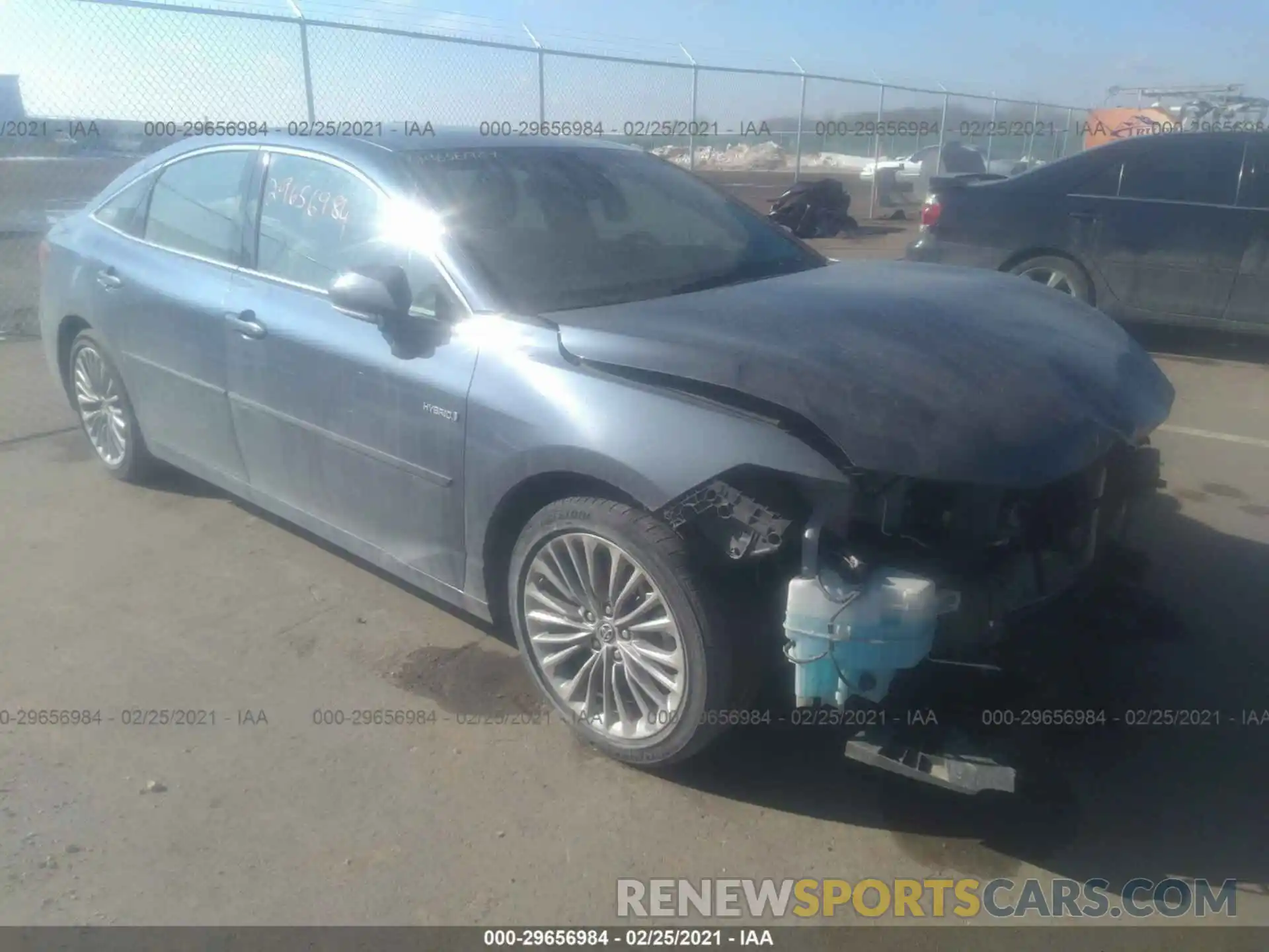 1 Photograph of a damaged car 4T1B21FB7KU009805 TOYOTA AVALON 2019