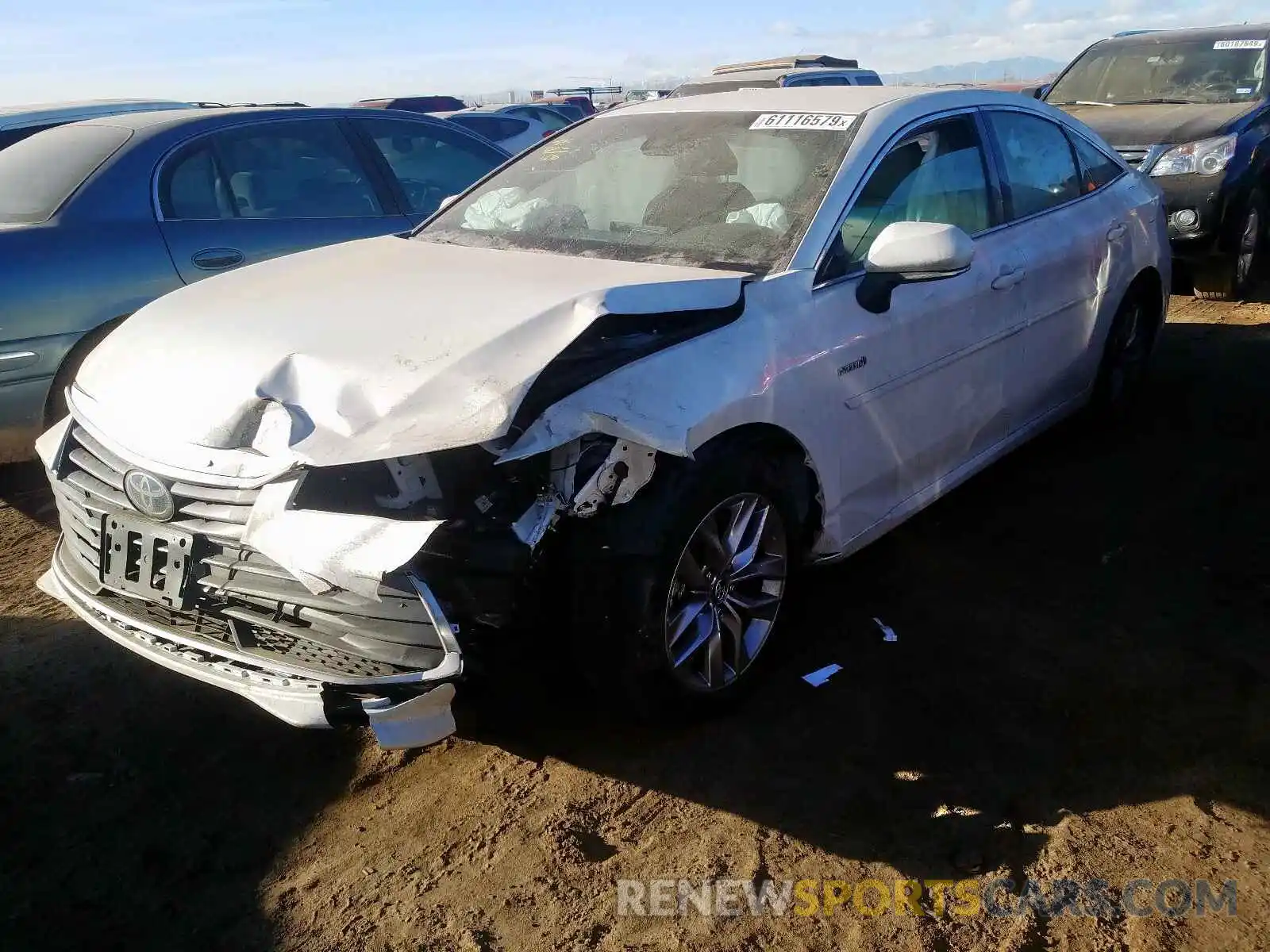 2 Photograph of a damaged car 4T1B21FB8KU005696 TOYOTA AVALON 2019