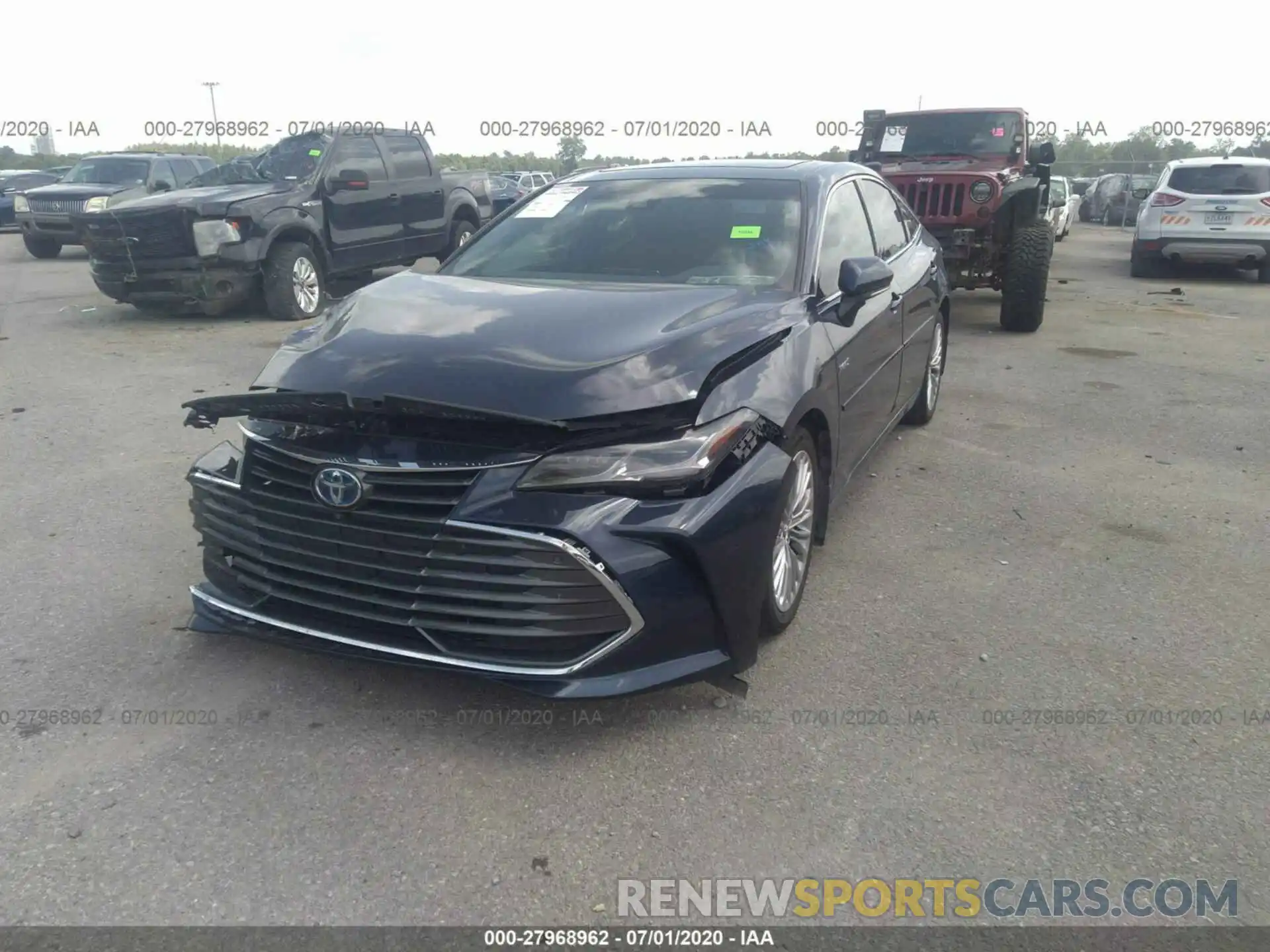 2 Photograph of a damaged car 4T1B21FB8KU006234 TOYOTA AVALON 2019