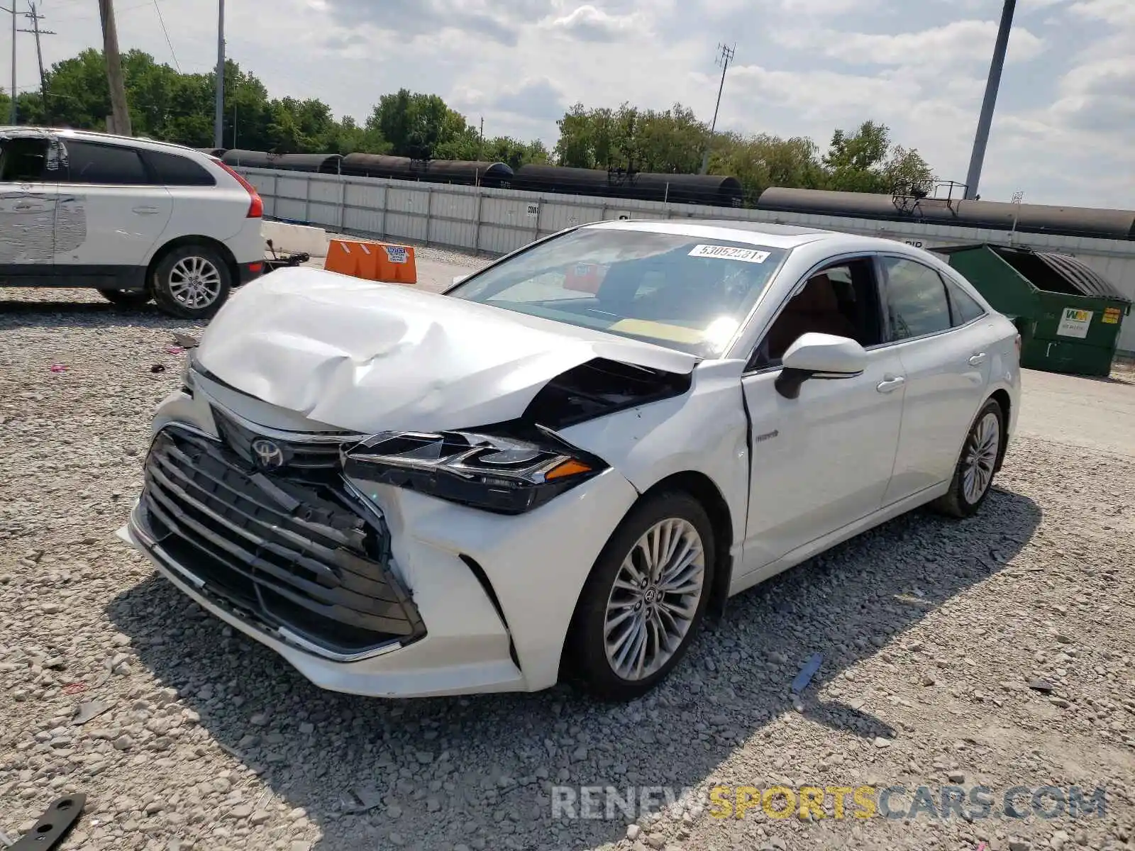 2 Photograph of a damaged car 4T1B21FB8KU006539 TOYOTA AVALON 2019