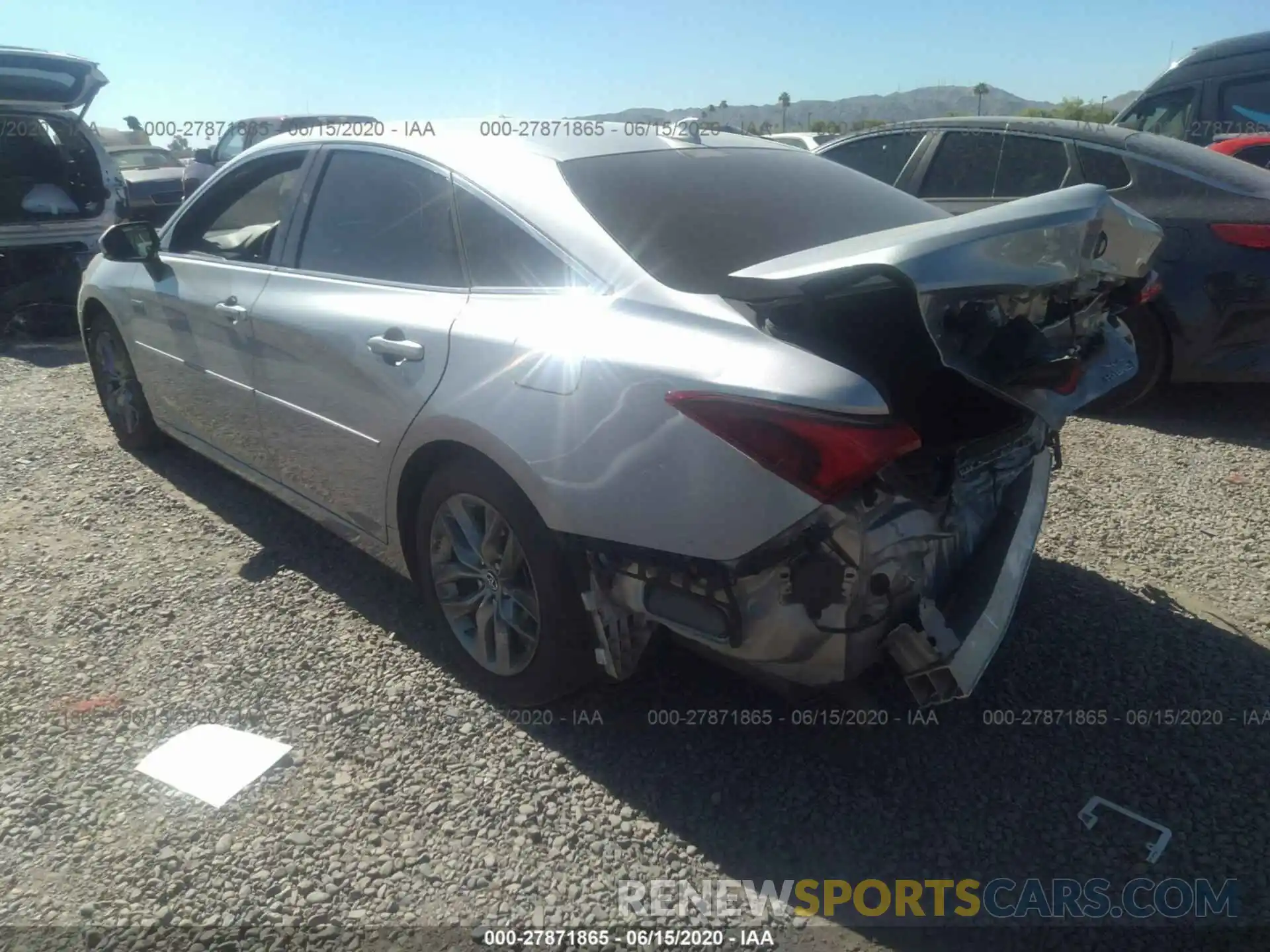 3 Photograph of a damaged car 4T1B21FB8KU006783 TOYOTA AVALON 2019