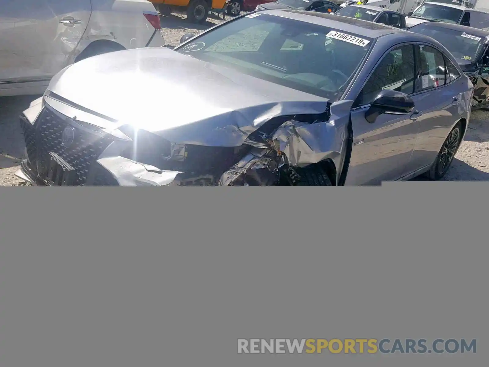 2 Photograph of a damaged car 4T1B21FB9KU004315 TOYOTA AVALON 2019