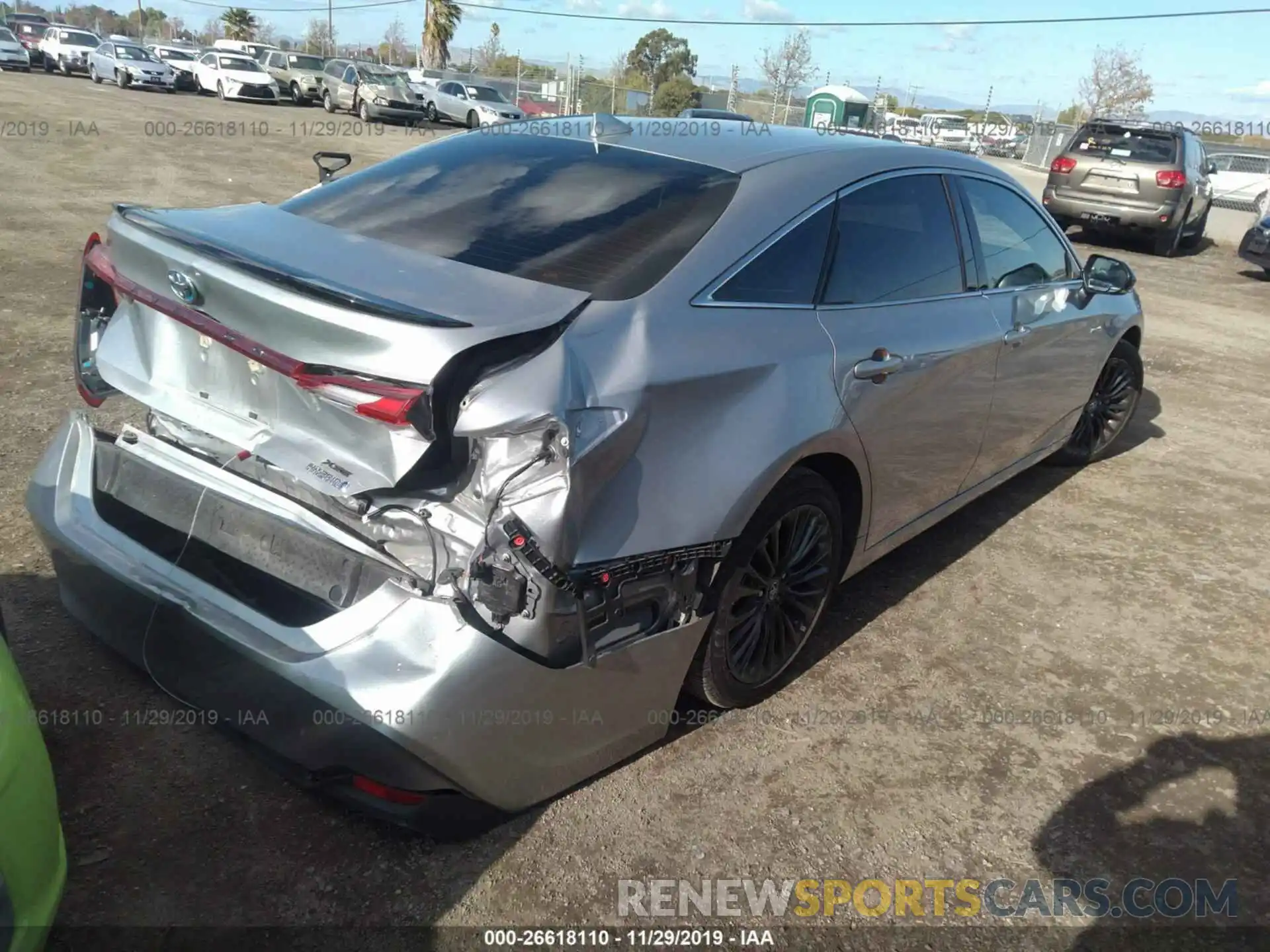 4 Photograph of a damaged car 4T1B21FB9KU005755 TOYOTA AVALON 2019