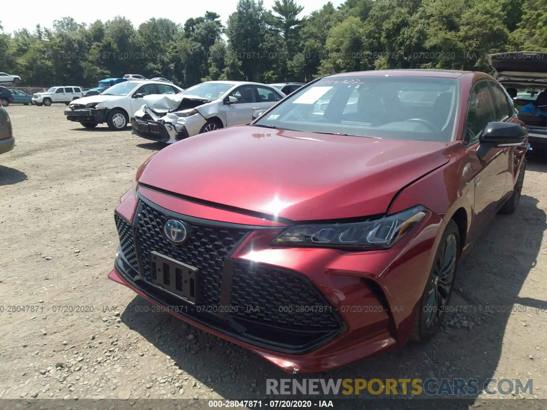 2 Photograph of a damaged car 4T1B21FB9KU006582 TOYOTA AVALON 2019