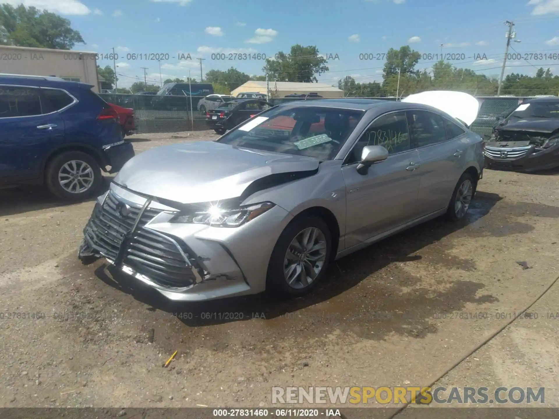 2 Photograph of a damaged car 4T1B21FB9KU007571 TOYOTA AVALON 2019