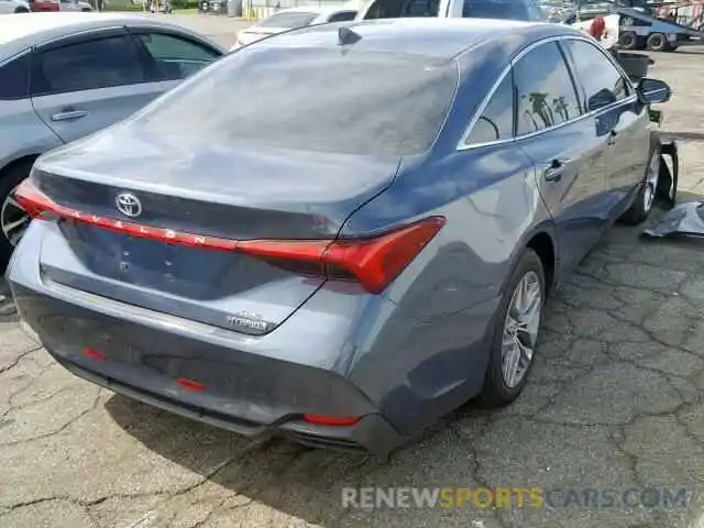 4 Photograph of a damaged car 4T1B21FB9KU009465 TOYOTA AVALON 2019