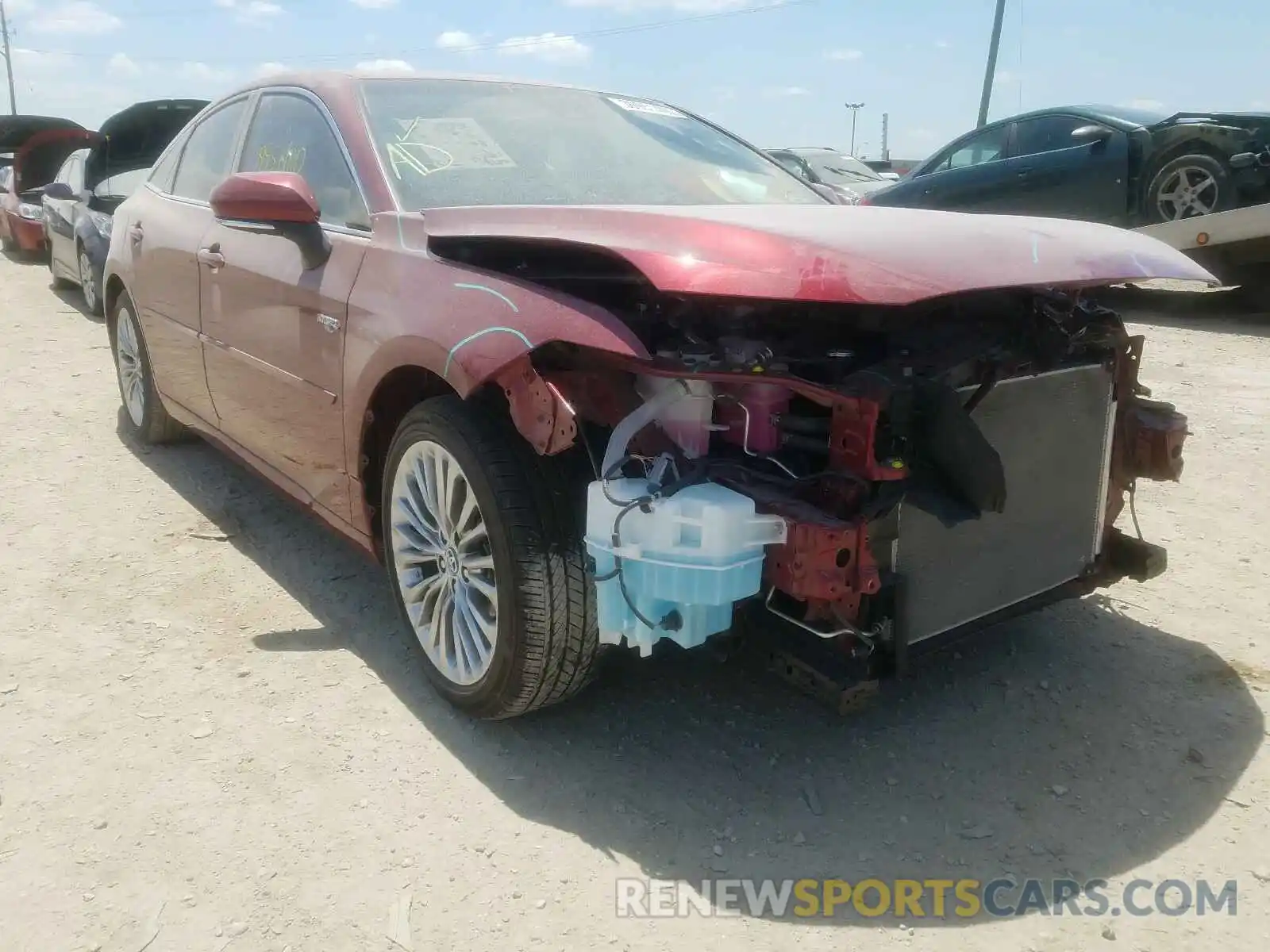 1 Photograph of a damaged car 4T1B21FB9KU009935 TOYOTA AVALON 2019