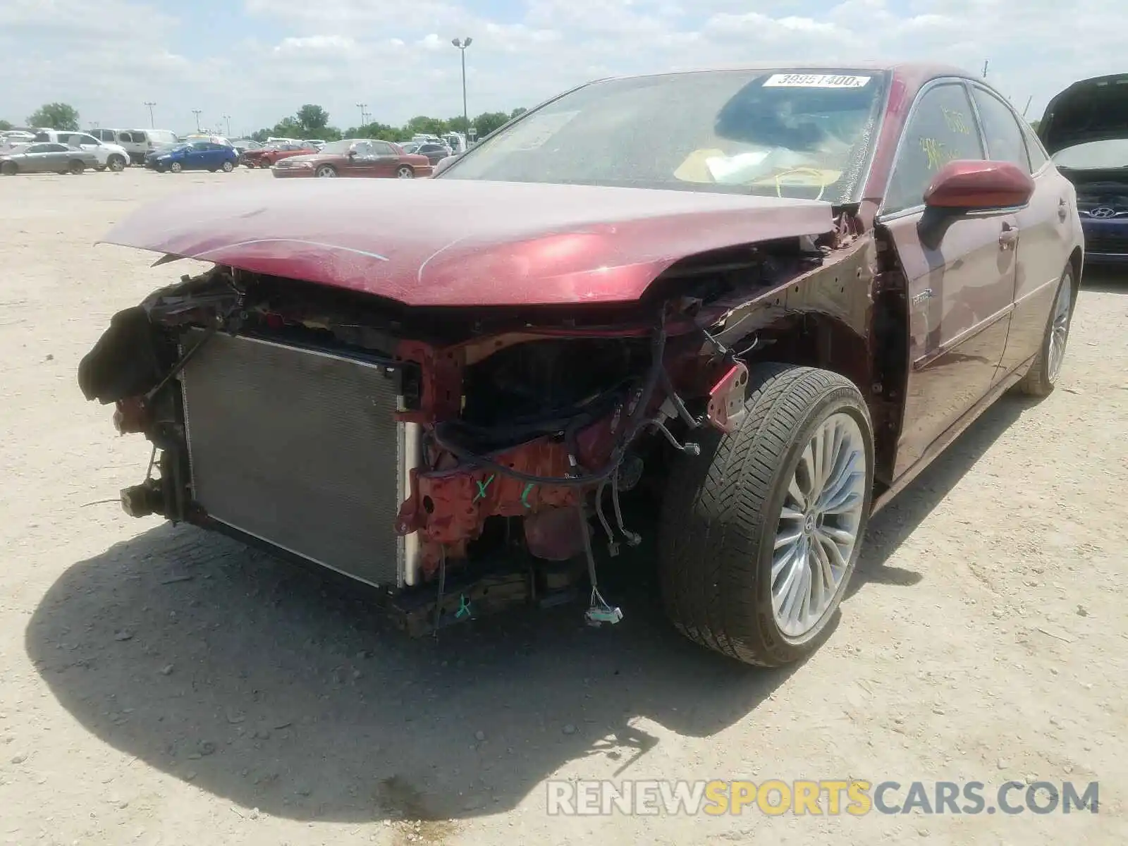 2 Photograph of a damaged car 4T1B21FB9KU009935 TOYOTA AVALON 2019