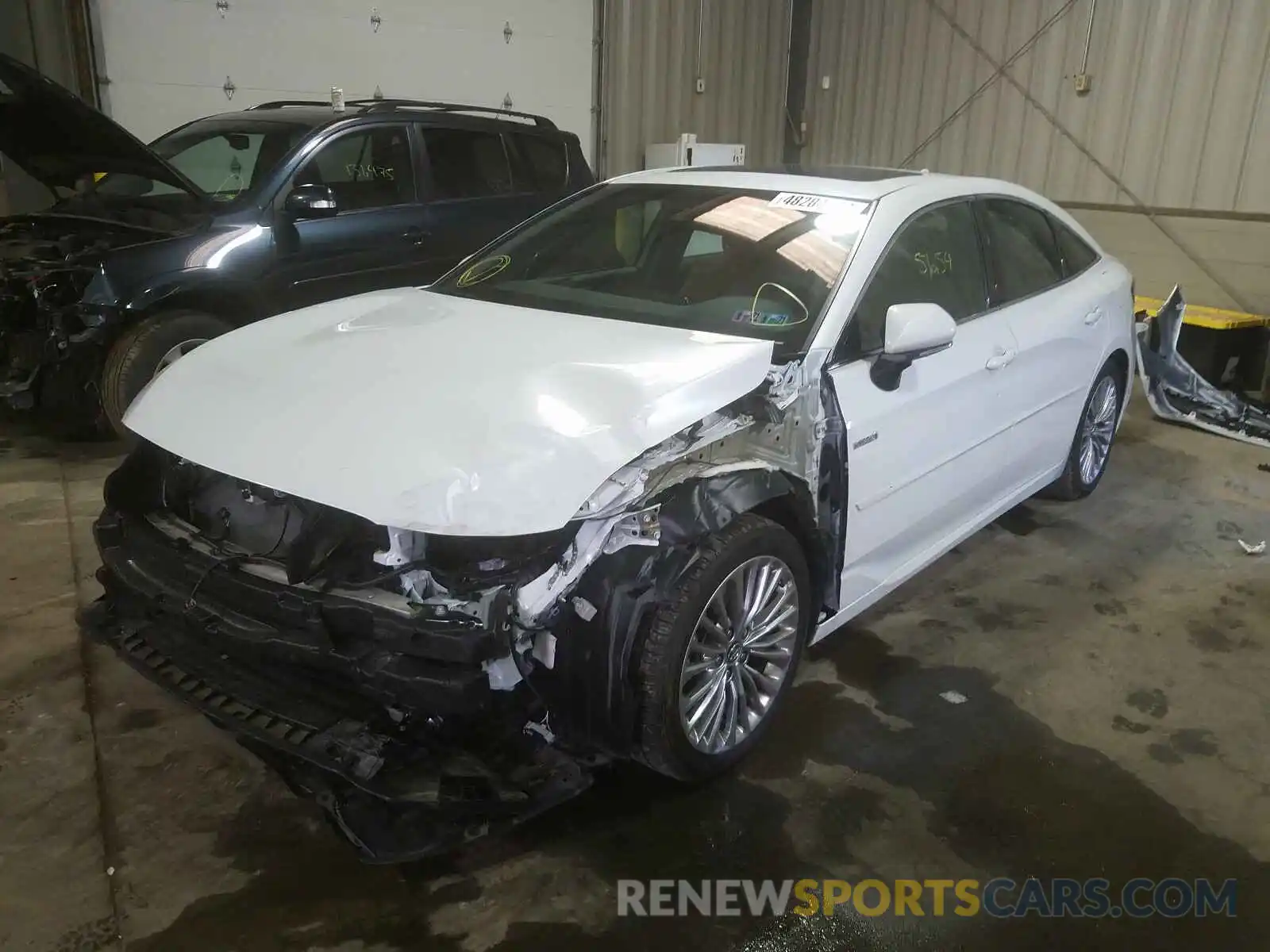 2 Photograph of a damaged car 4T1B21FB9KU011152 TOYOTA AVALON 2019