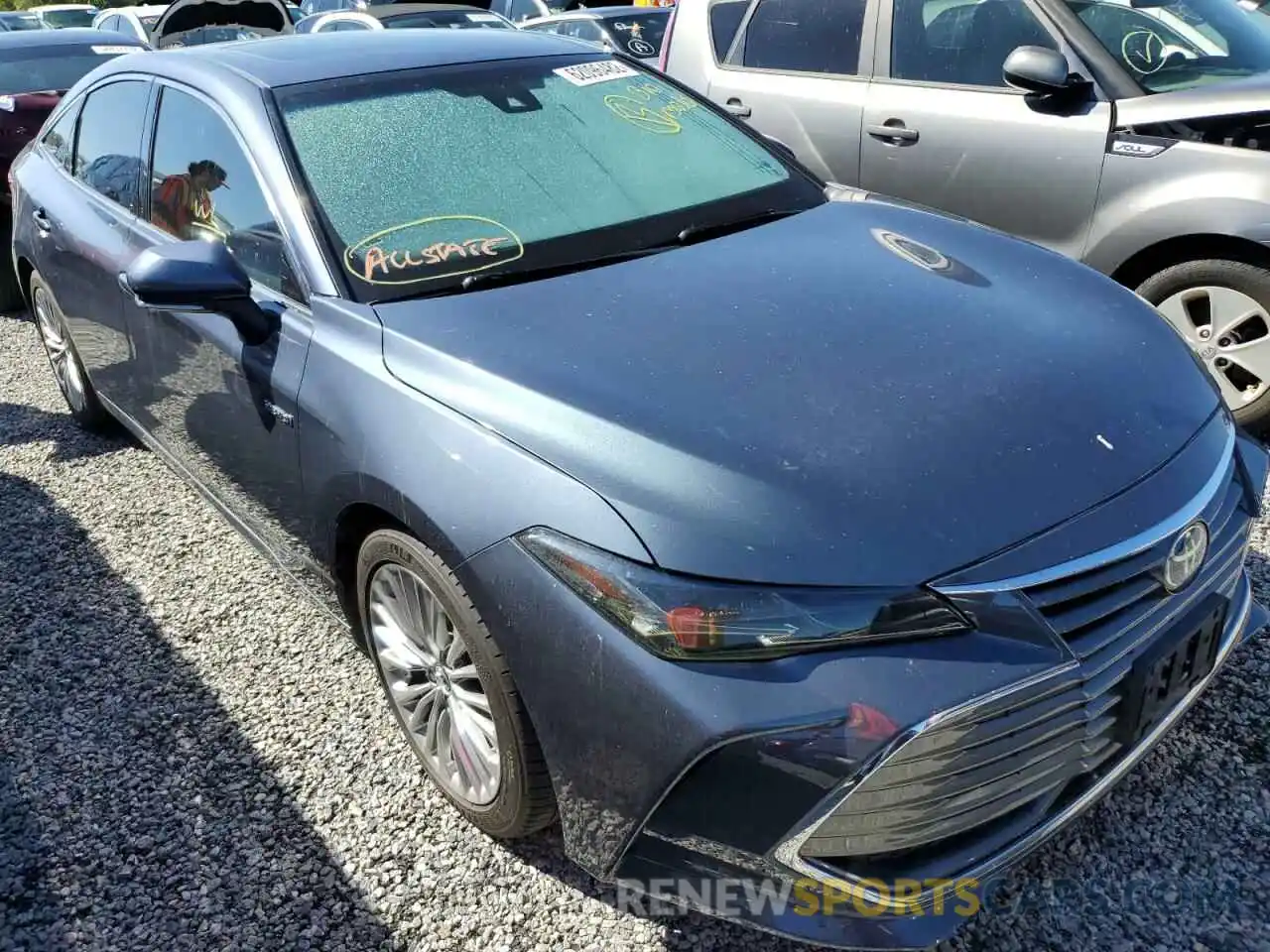 1 Photograph of a damaged car 4T1B21FBXKU001469 TOYOTA AVALON 2019