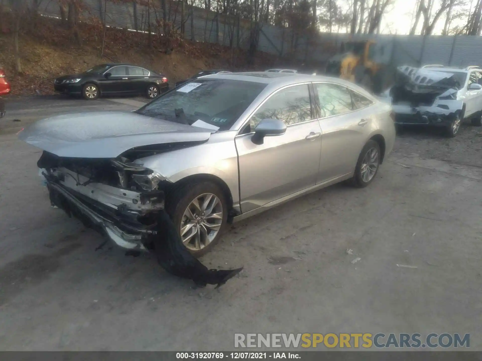 2 Photograph of a damaged car 4T1BZ1FB0KU002741 TOYOTA AVALON 2019