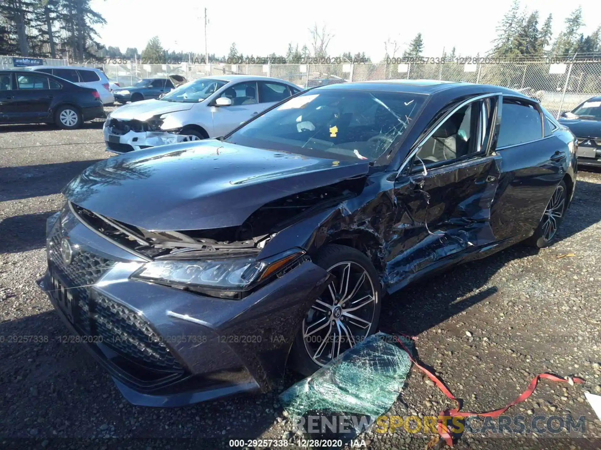 2 Photograph of a damaged car 4T1BZ1FB0KU003677 TOYOTA AVALON 2019