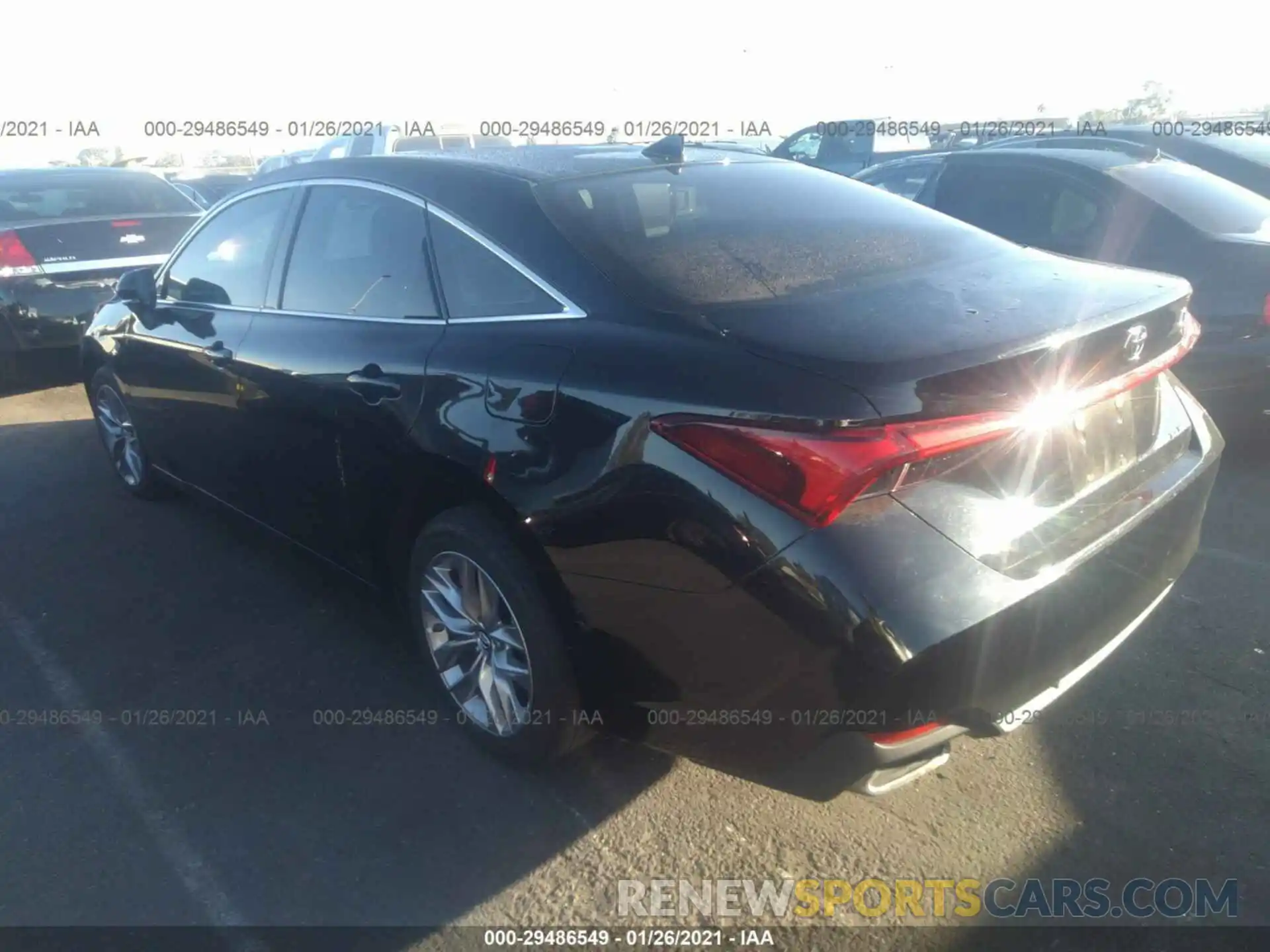 3 Photograph of a damaged car 4T1BZ1FB0KU003968 TOYOTA AVALON 2019