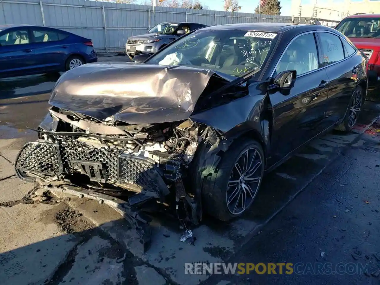 2 Photograph of a damaged car 4T1BZ1FB0KU007759 TOYOTA AVALON 2019