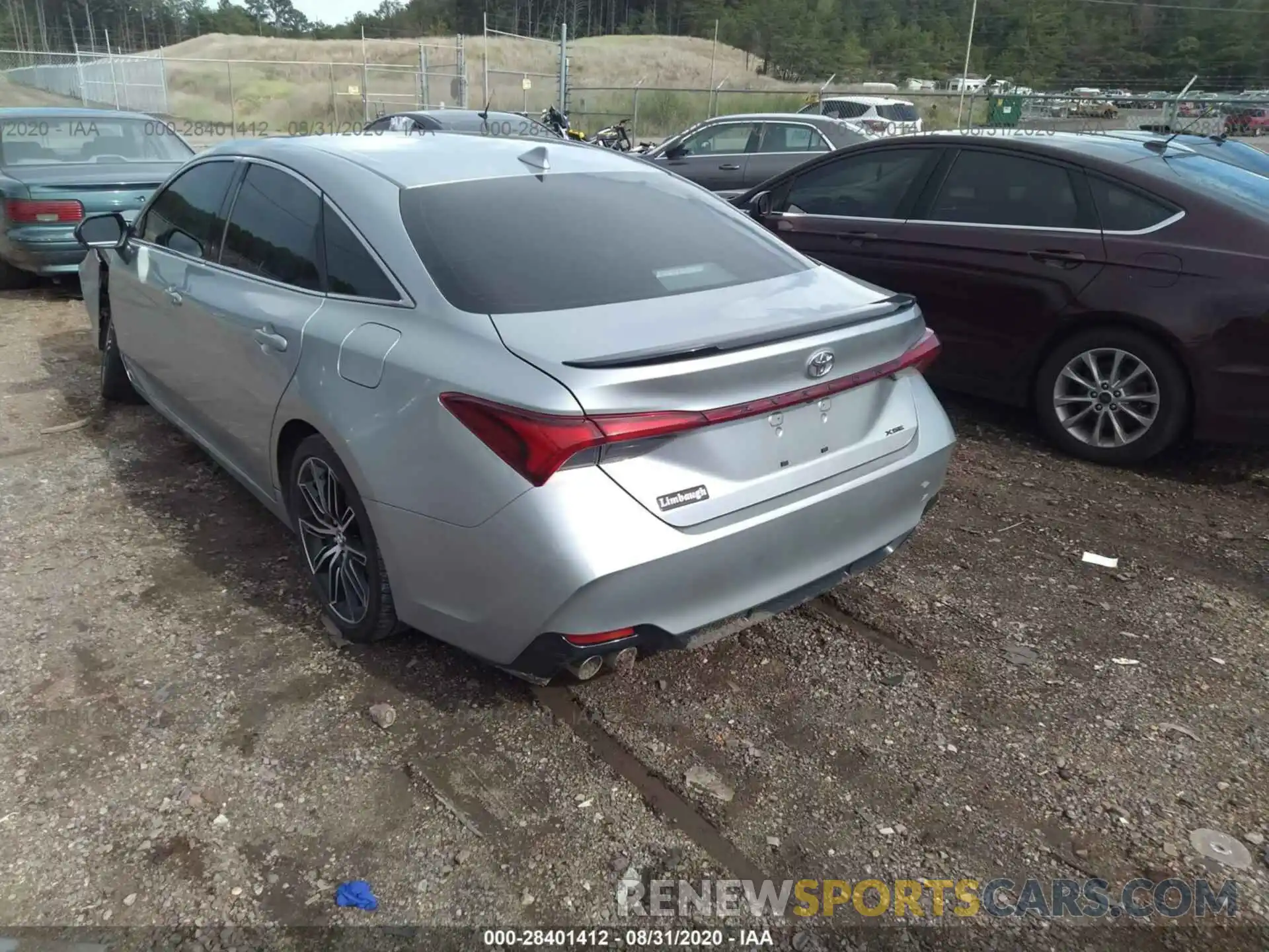 3 Photograph of a damaged car 4T1BZ1FB0KU007843 TOYOTA AVALON 2019