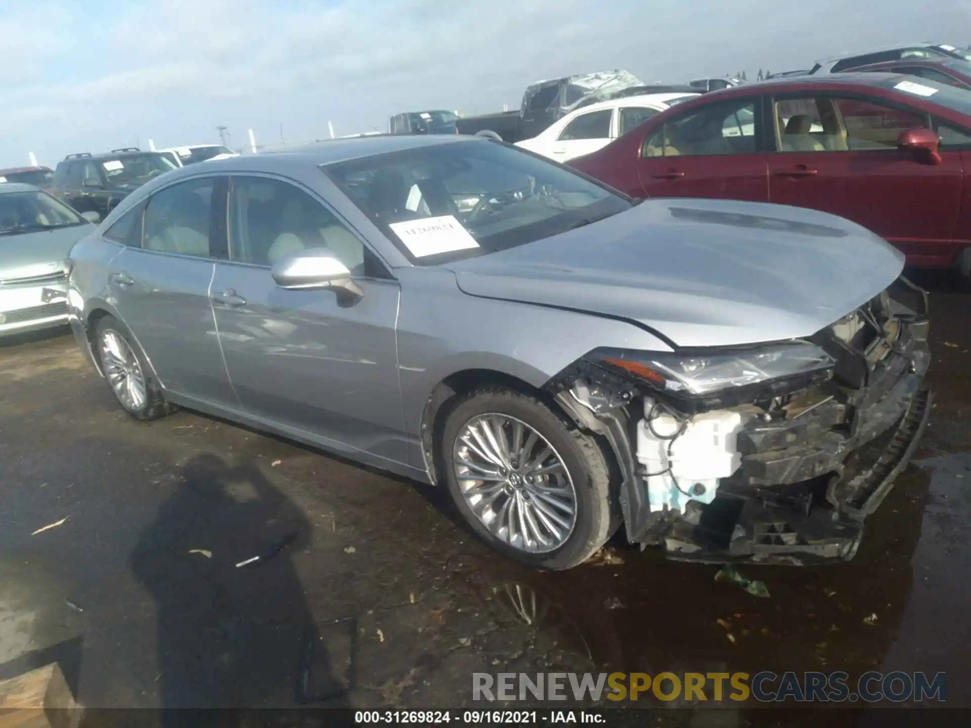 1 Photograph of a damaged car 4T1BZ1FB0KU008409 TOYOTA AVALON 2019