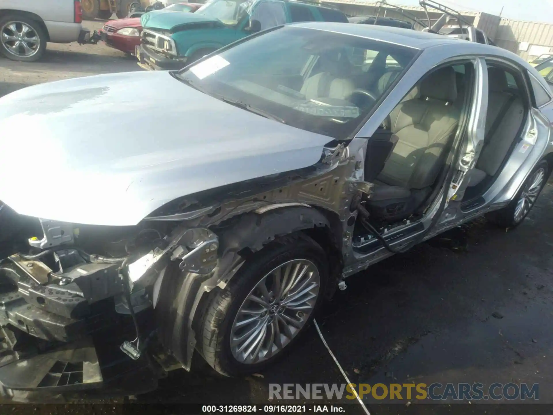 6 Photograph of a damaged car 4T1BZ1FB0KU008409 TOYOTA AVALON 2019