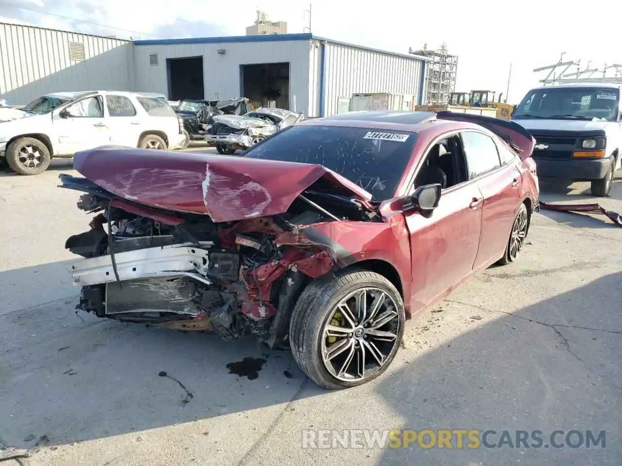 2 Photograph of a damaged car 4T1BZ1FB0KU012010 TOYOTA AVALON 2019