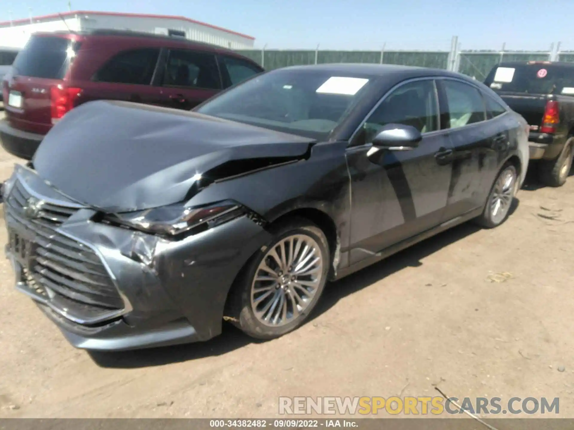 2 Photograph of a damaged car 4T1BZ1FB0KU012492 TOYOTA AVALON 2019