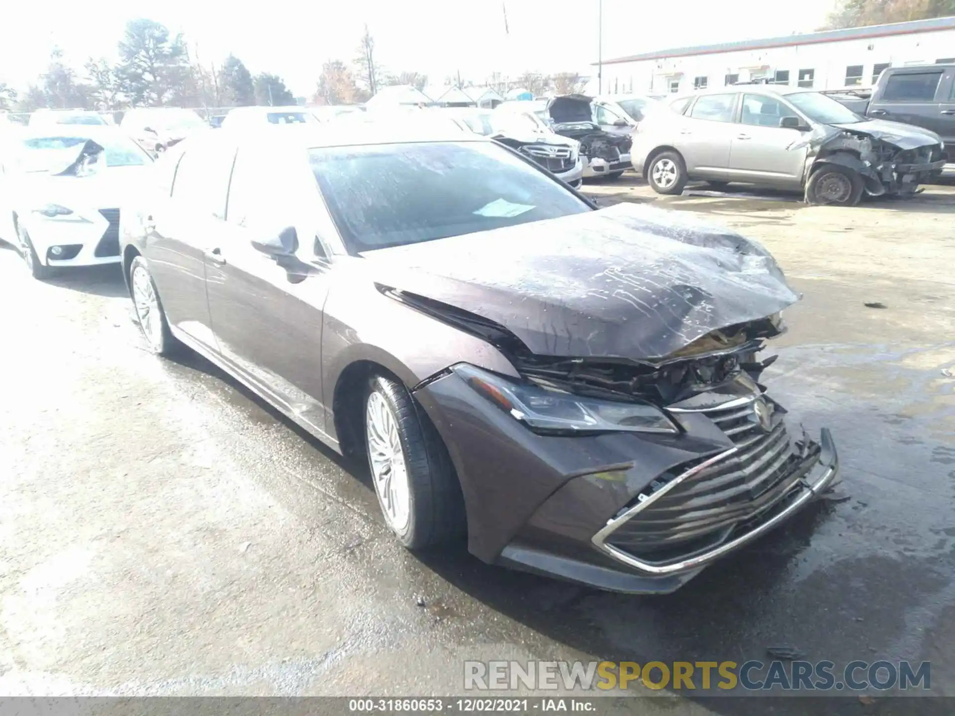 1 Photograph of a damaged car 4T1BZ1FB0KU012878 TOYOTA AVALON 2019