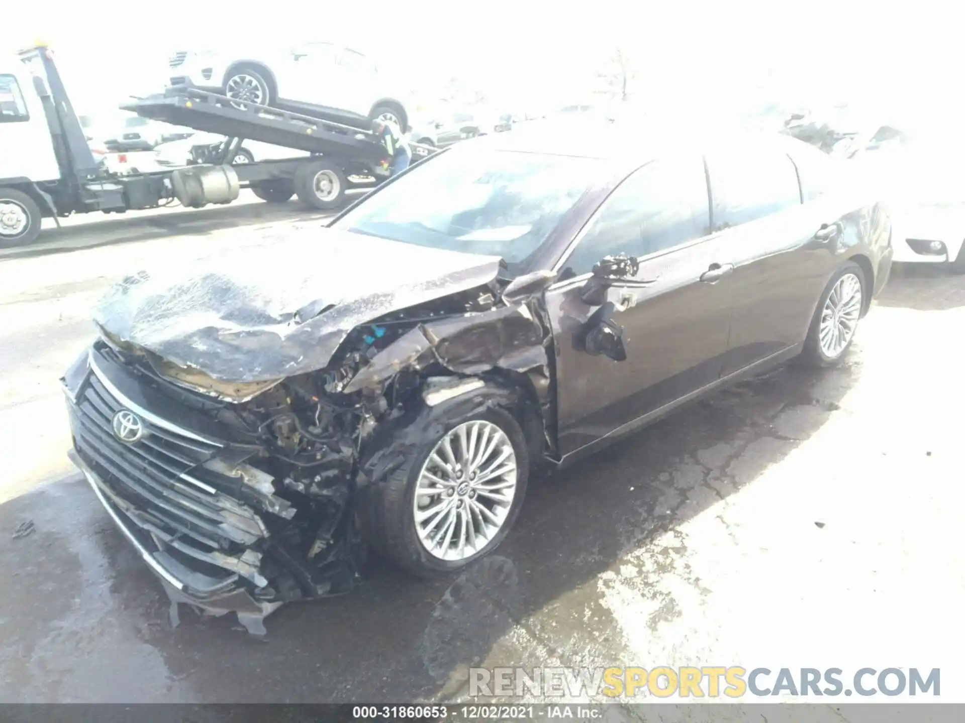 2 Photograph of a damaged car 4T1BZ1FB0KU012878 TOYOTA AVALON 2019