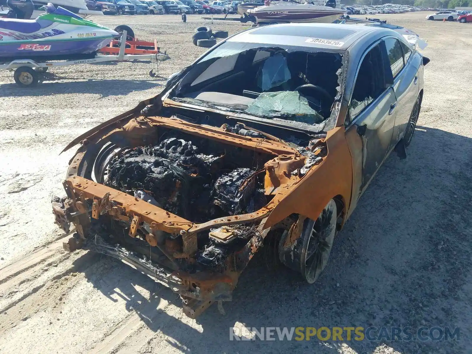 2 Photograph of a damaged car 4T1BZ1FB0KU017238 TOYOTA AVALON 2019