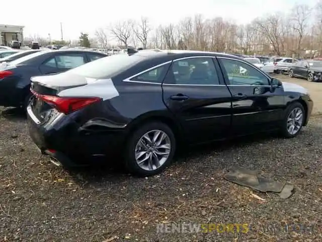 4 Photograph of a damaged car 4T1BZ1FB0KU017529 TOYOTA AVALON 2019