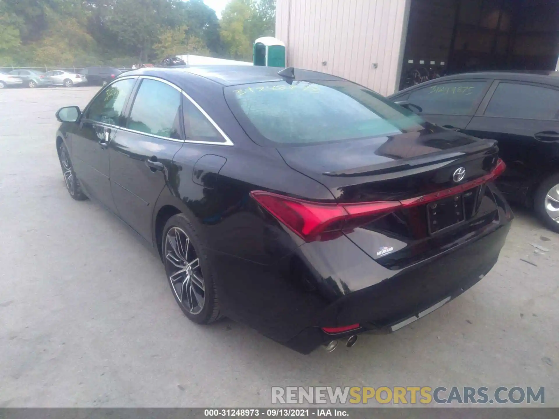 3 Photograph of a damaged car 4T1BZ1FB0KU021869 TOYOTA AVALON 2019