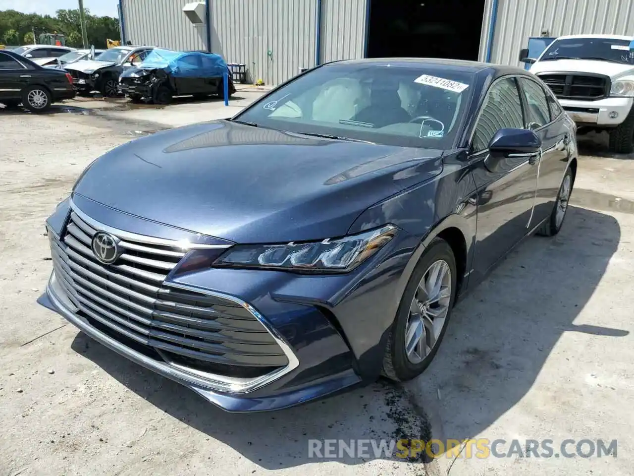 2 Photograph of a damaged car 4T1BZ1FB0KU021953 TOYOTA AVALON 2019