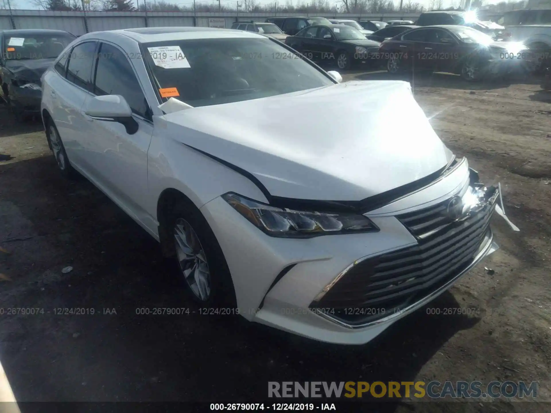 1 Photograph of a damaged car 4T1BZ1FB0KU023458 TOYOTA AVALON 2019