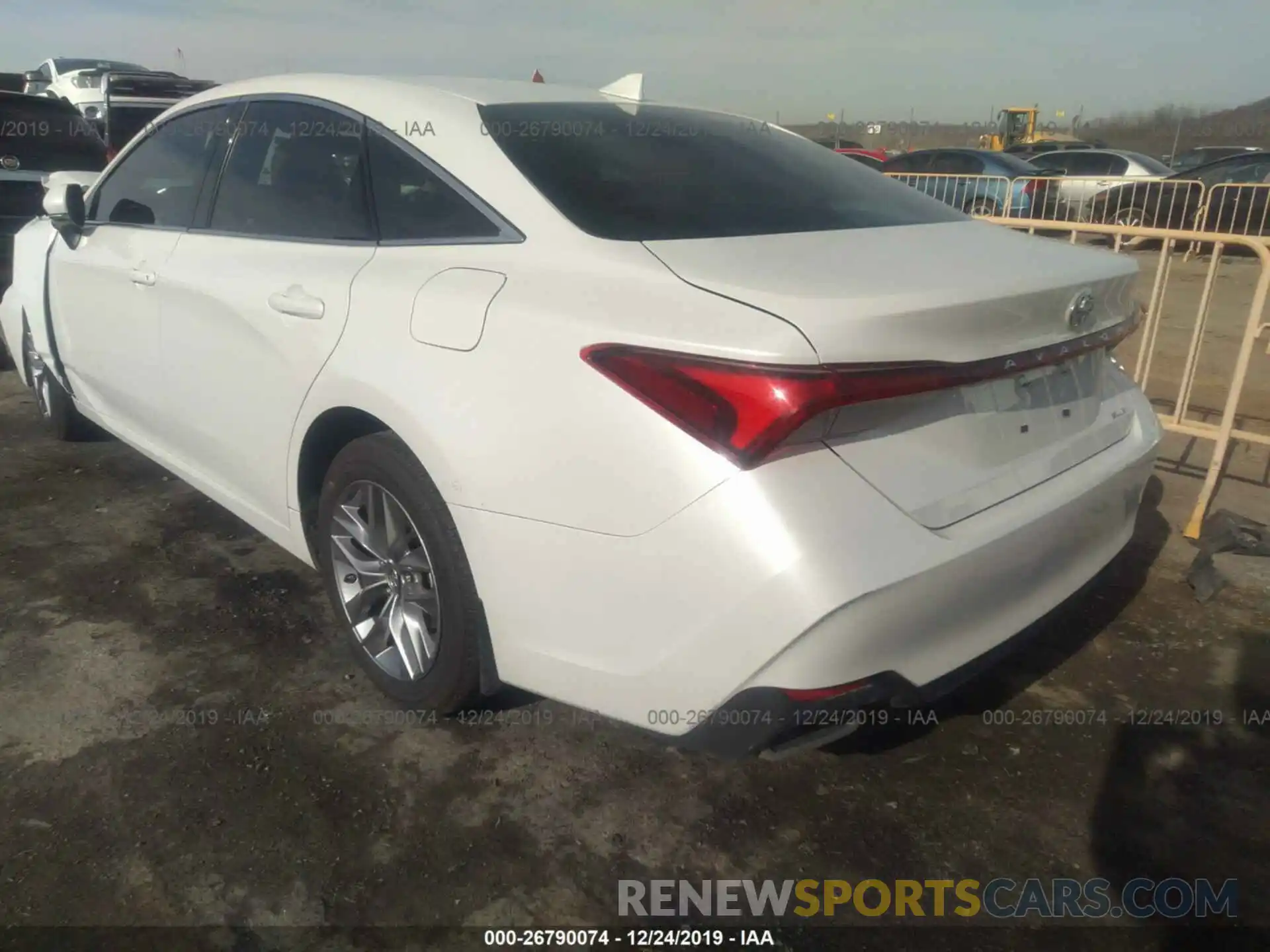 3 Photograph of a damaged car 4T1BZ1FB0KU023458 TOYOTA AVALON 2019