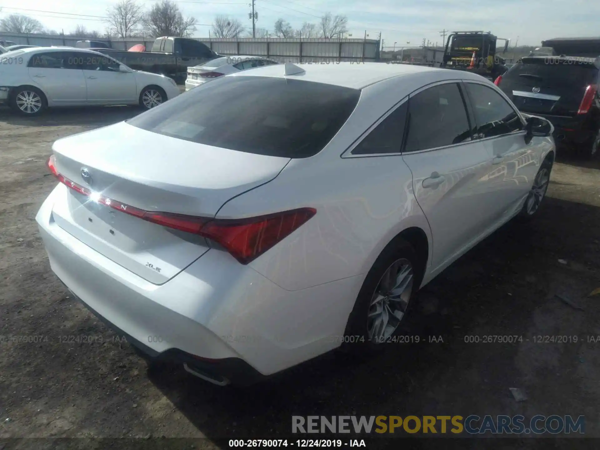 4 Photograph of a damaged car 4T1BZ1FB0KU023458 TOYOTA AVALON 2019