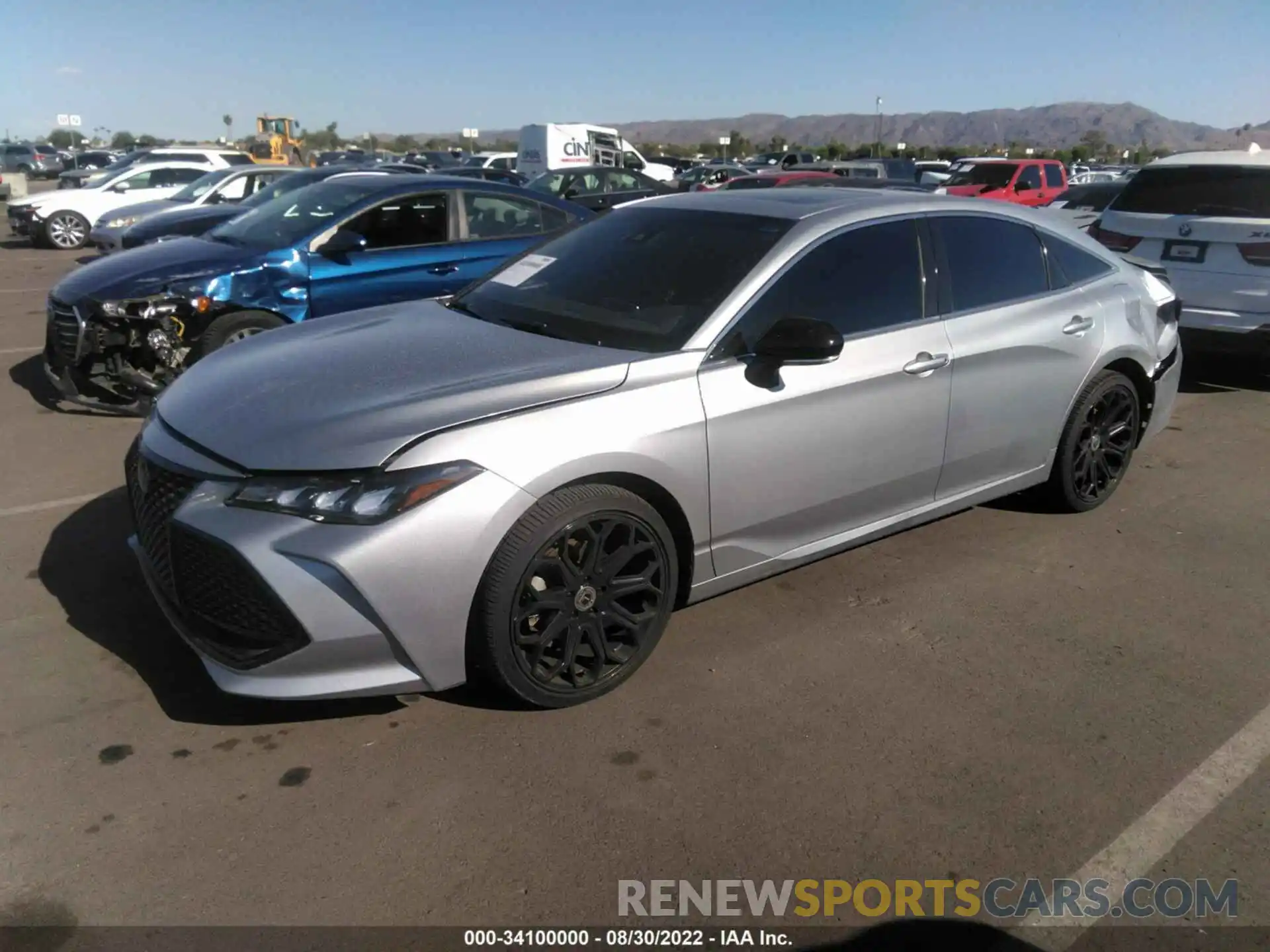 2 Photograph of a damaged car 4T1BZ1FB0KU025971 TOYOTA AVALON 2019