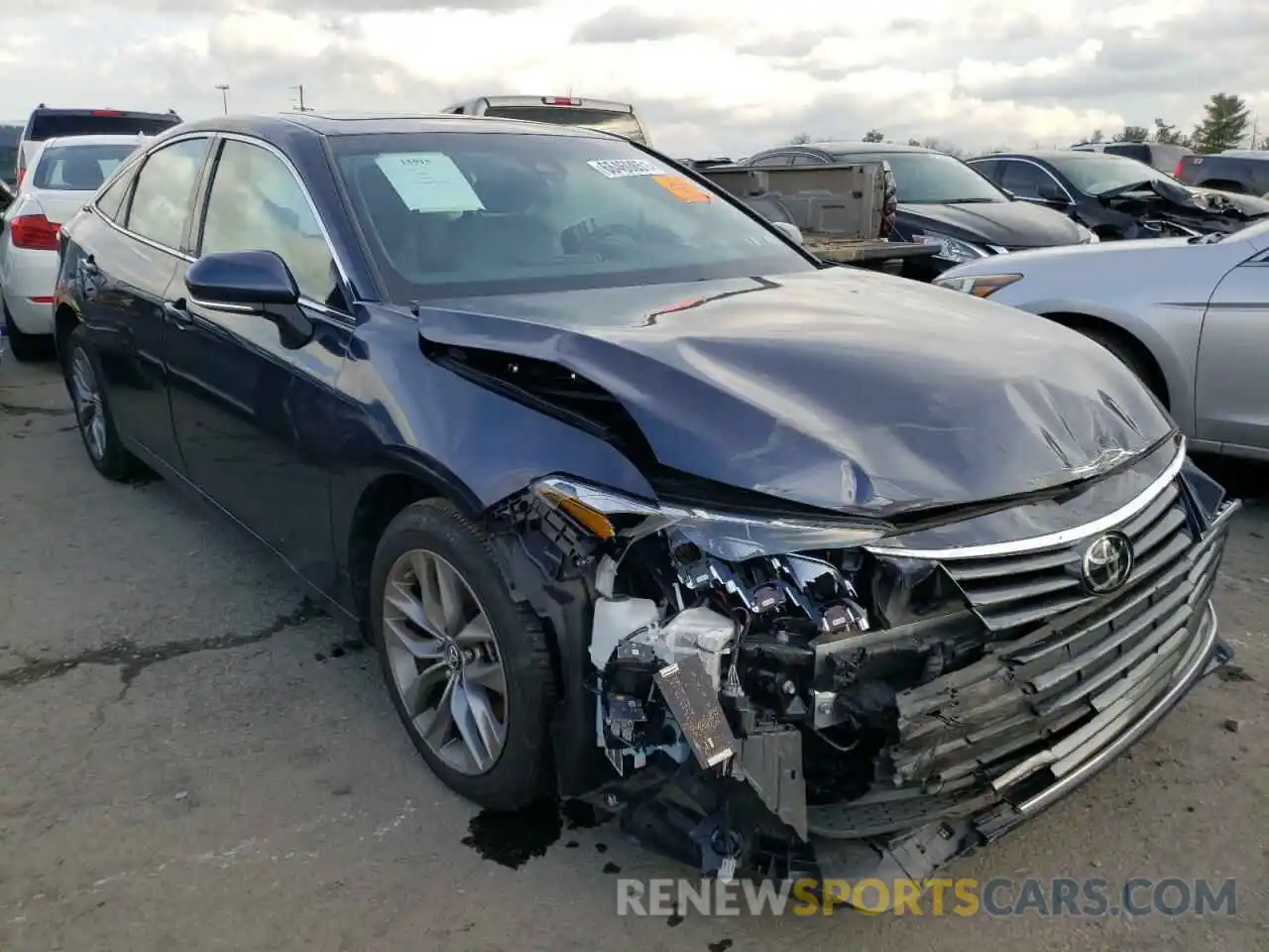 1 Photograph of a damaged car 4T1BZ1FB0KU026442 TOYOTA AVALON 2019