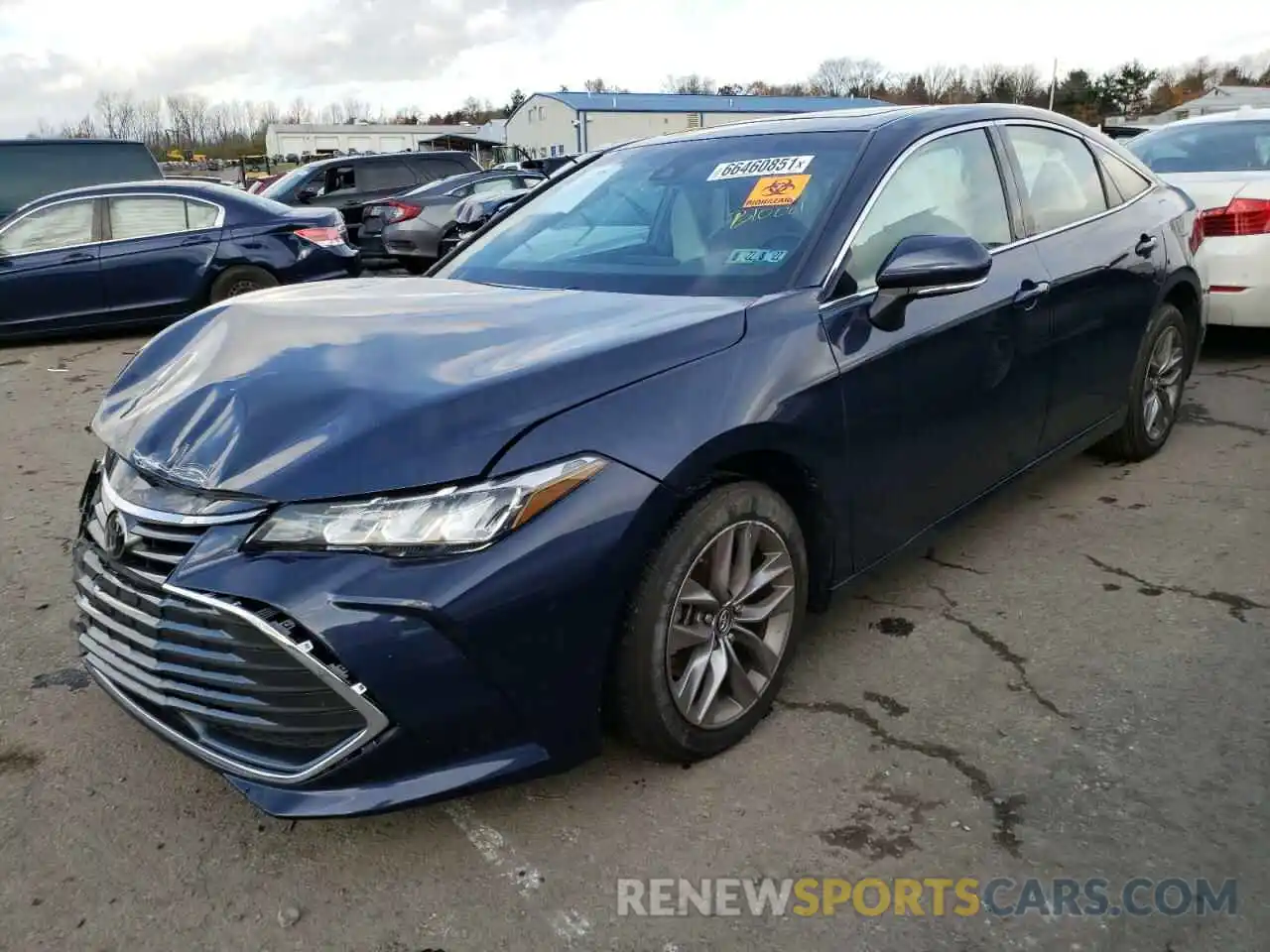 2 Photograph of a damaged car 4T1BZ1FB0KU026442 TOYOTA AVALON 2019