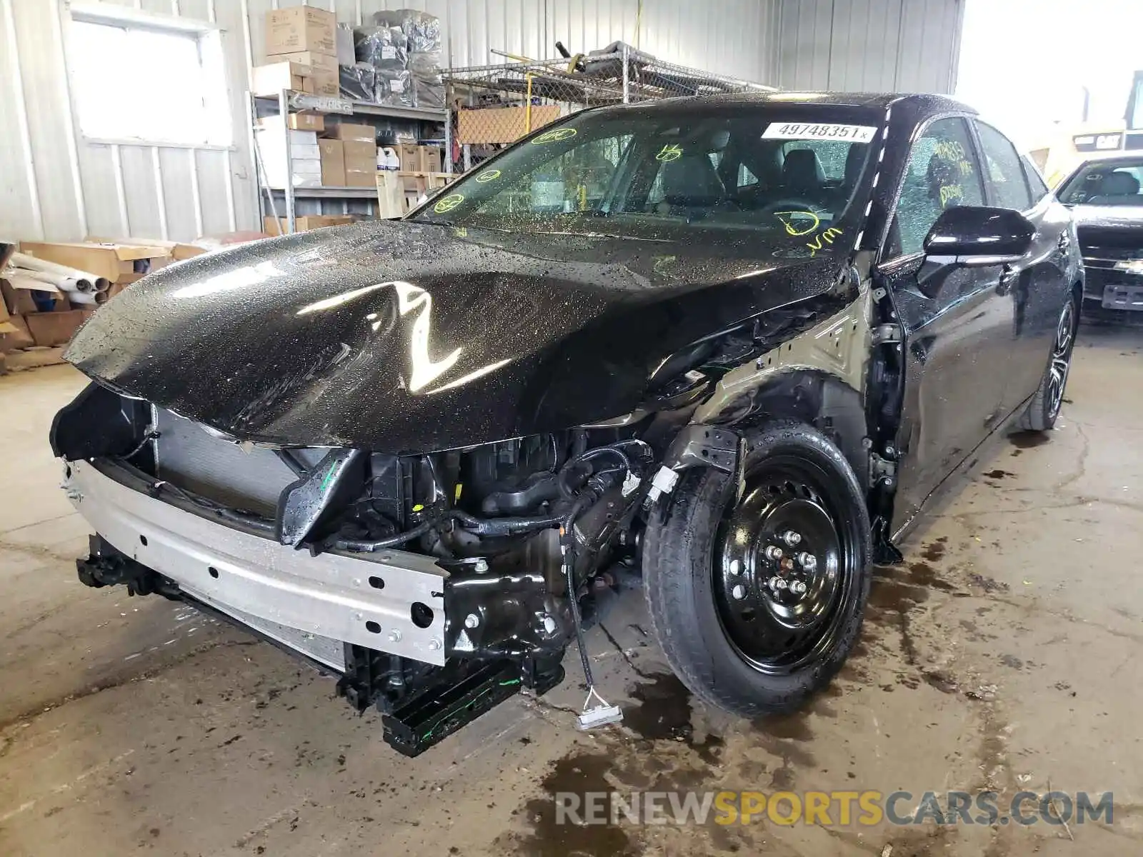 2 Photograph of a damaged car 4T1BZ1FB0KU031009 TOYOTA AVALON 2019