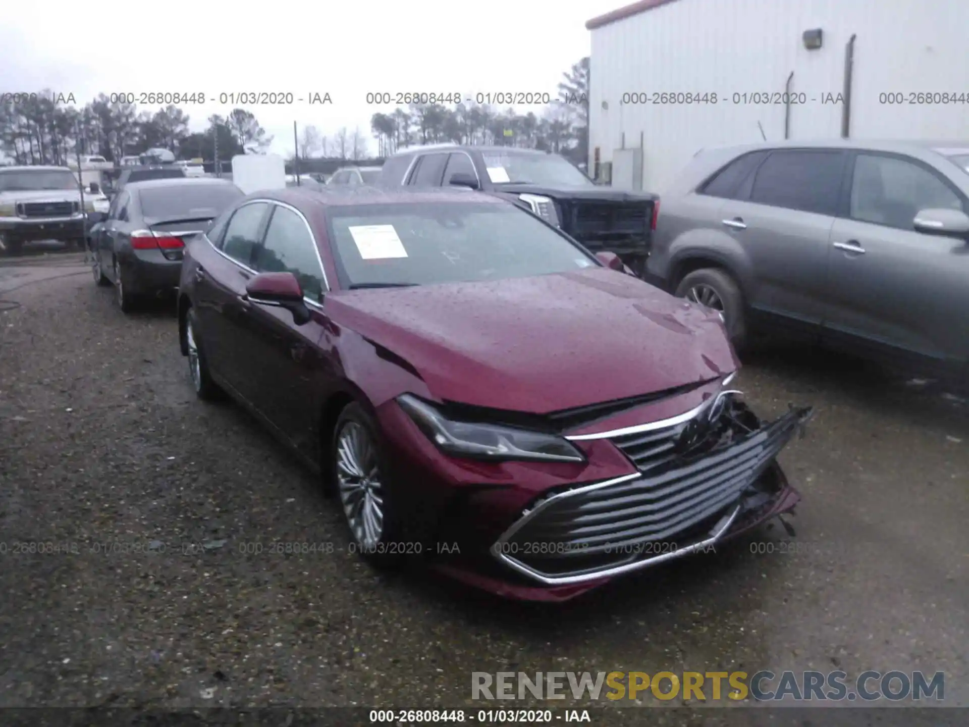 1 Фотография поврежденного автомобиля 4T1BZ1FB0KU032788 TOYOTA AVALON 2019