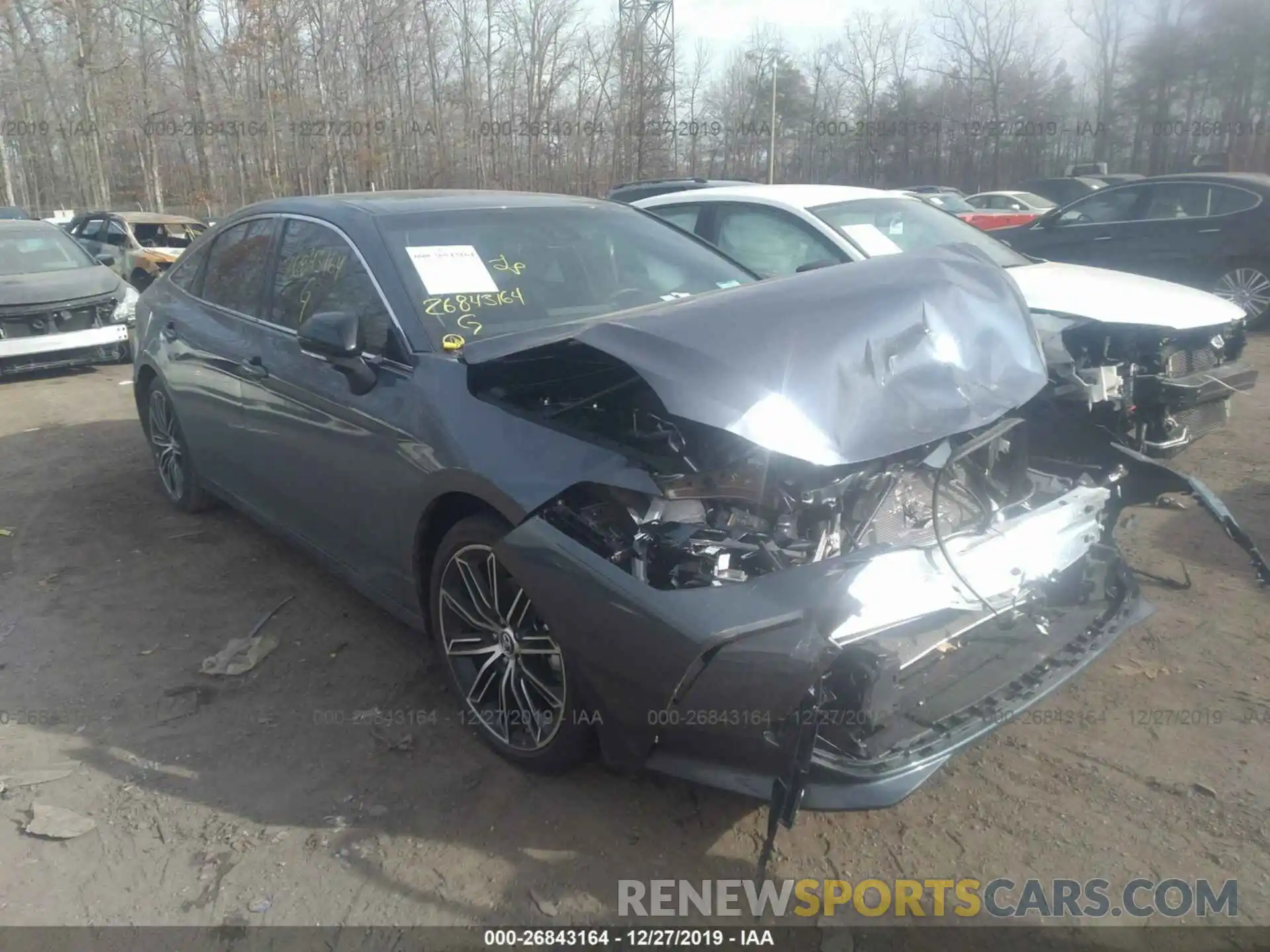 1 Photograph of a damaged car 4T1BZ1FB0KU038509 TOYOTA AVALON 2019