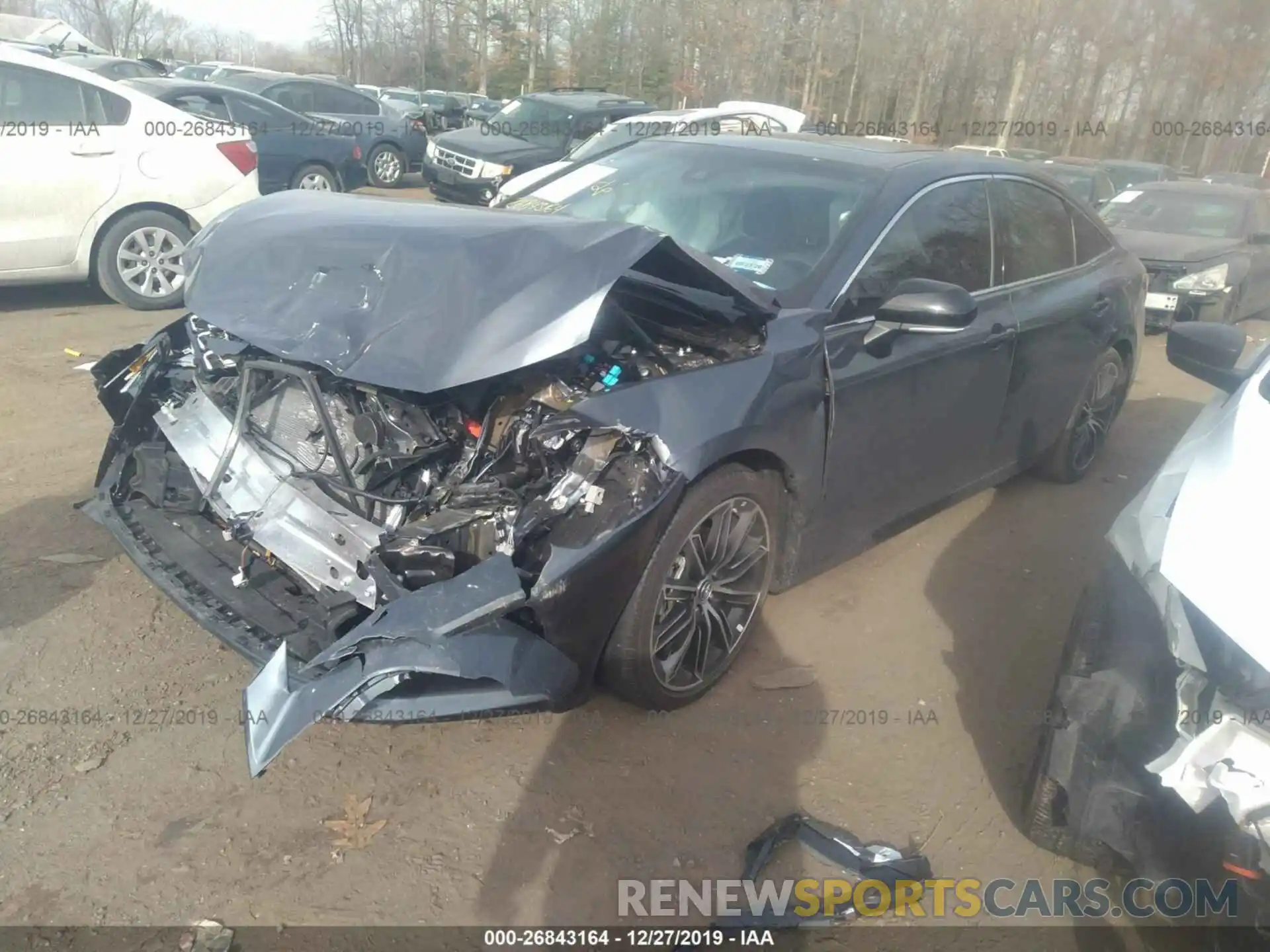 2 Photograph of a damaged car 4T1BZ1FB0KU038509 TOYOTA AVALON 2019