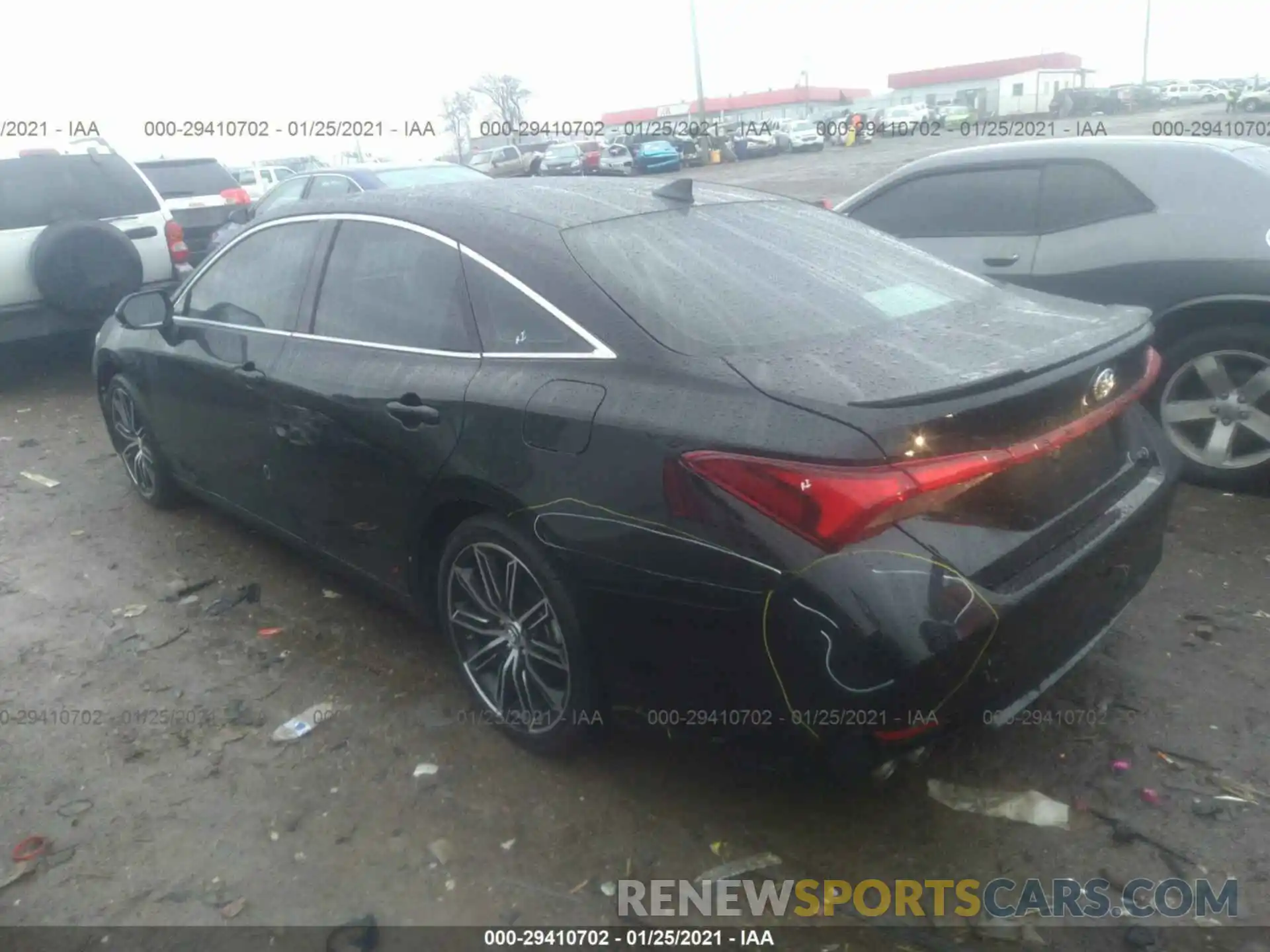 3 Photograph of a damaged car 4T1BZ1FB1KU004580 TOYOTA AVALON 2019