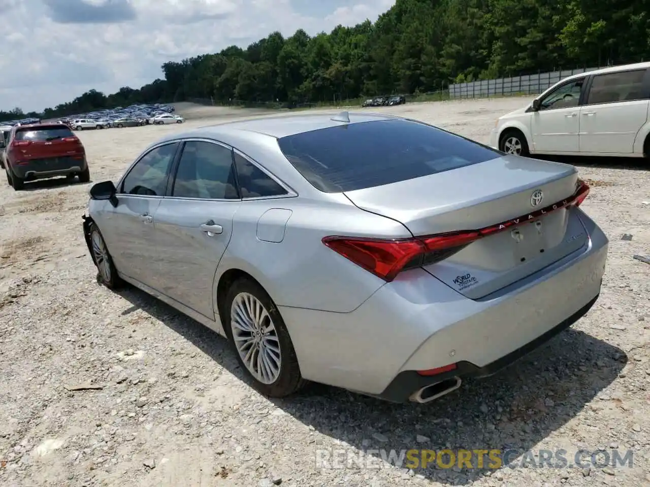 3 Photograph of a damaged car 4T1BZ1FB1KU006412 TOYOTA AVALON 2019