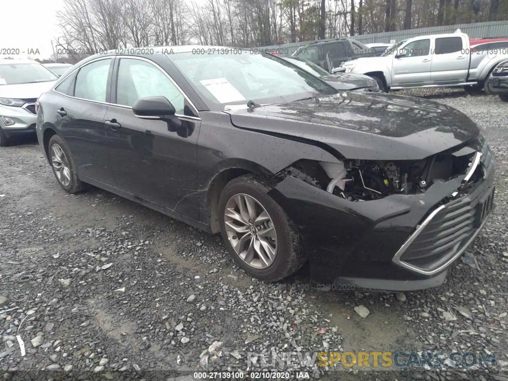 1 Photograph of a damaged car 4T1BZ1FB1KU007575 TOYOTA AVALON 2019