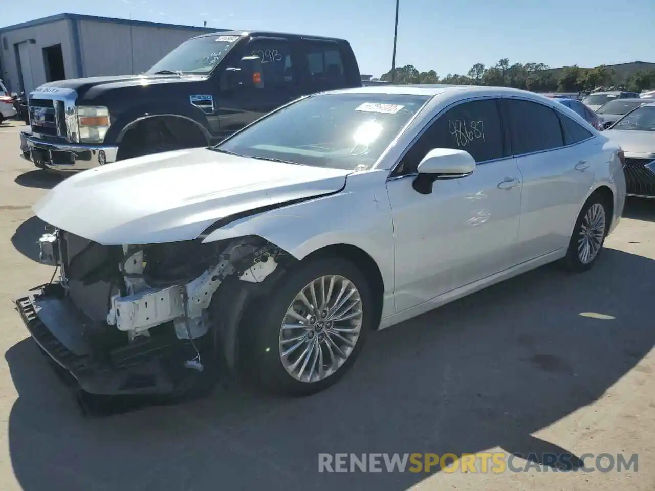 2 Photograph of a damaged car 4T1BZ1FB1KU015157 TOYOTA AVALON 2019