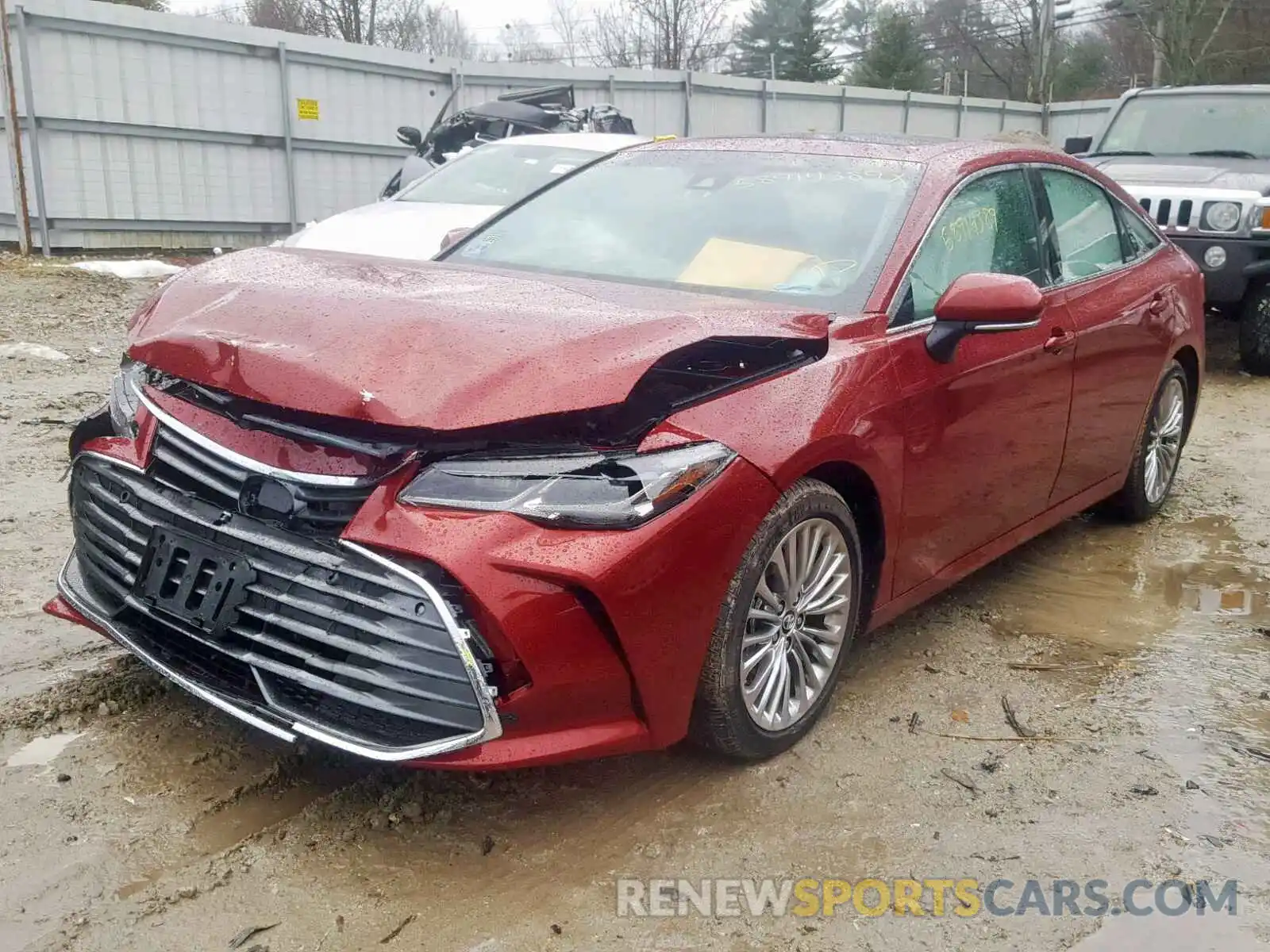 2 Photograph of a damaged car 4T1BZ1FB1KU025736 TOYOTA AVALON 2019