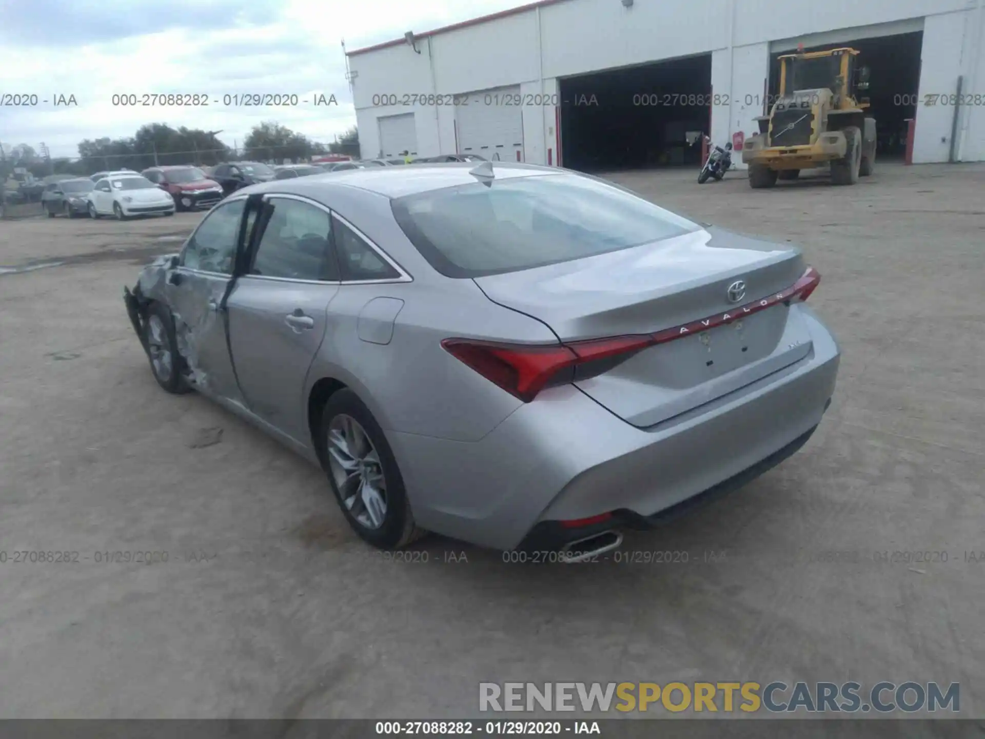 3 Photograph of a damaged car 4T1BZ1FB1KU026403 TOYOTA AVALON 2019