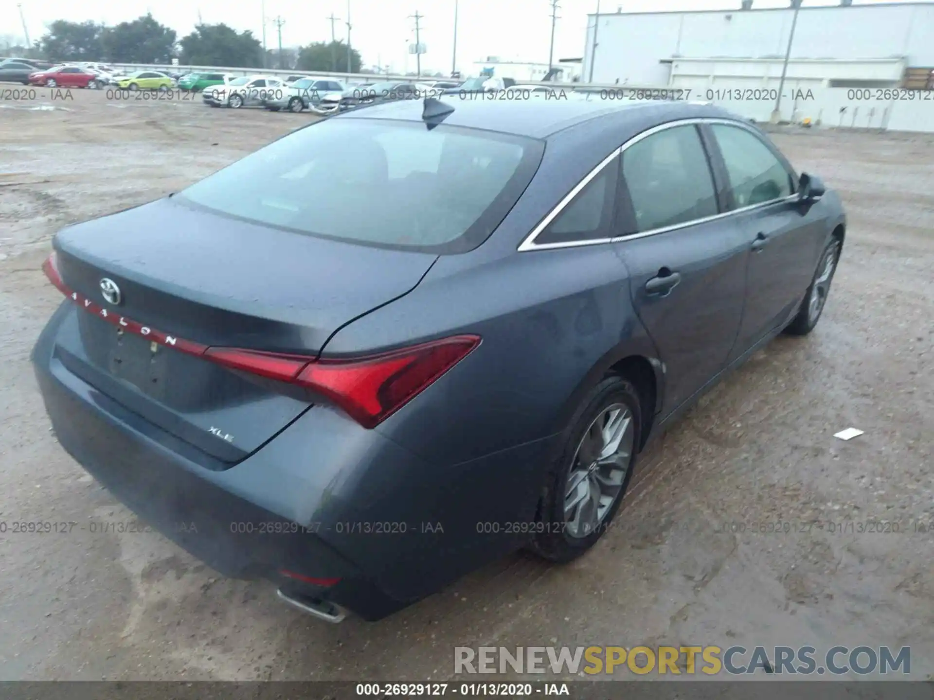 4 Photograph of a damaged car 4T1BZ1FB1KU029320 TOYOTA AVALON 2019