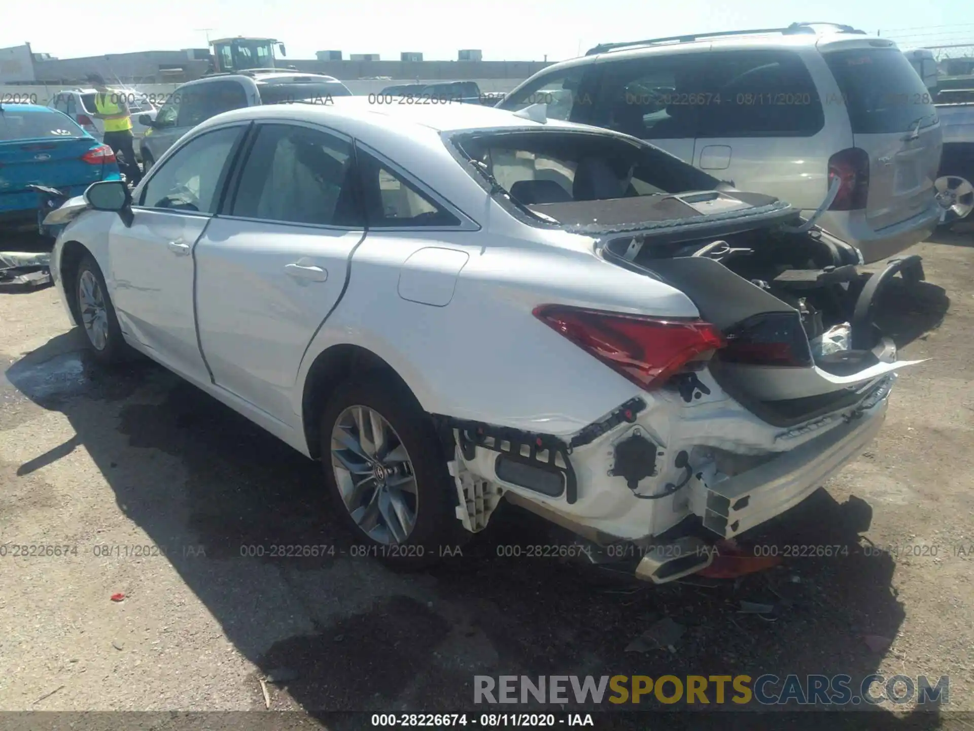 3 Photograph of a damaged car 4T1BZ1FB1KU033769 TOYOTA AVALON 2019