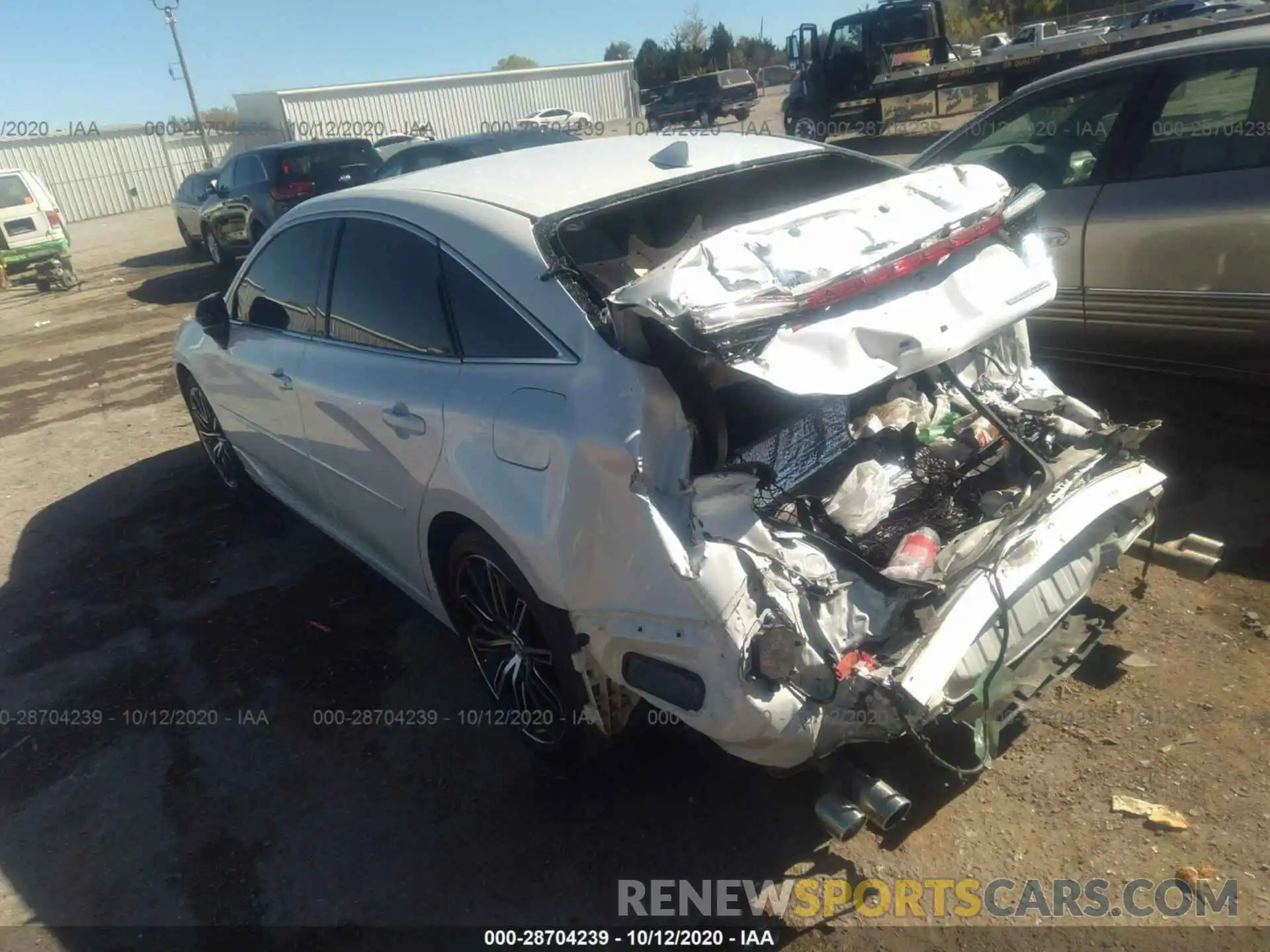 3 Photograph of a damaged car 4T1BZ1FB2KU002126 TOYOTA AVALON 2019